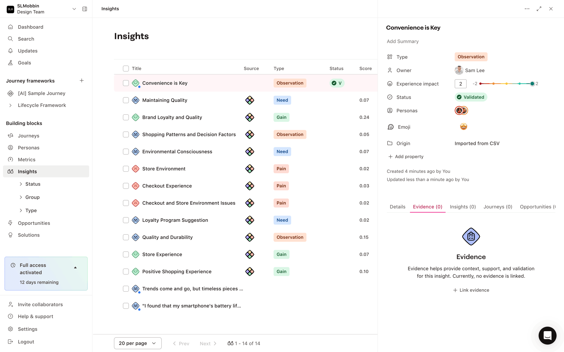 TheyDo Web Business interface screenshot 21