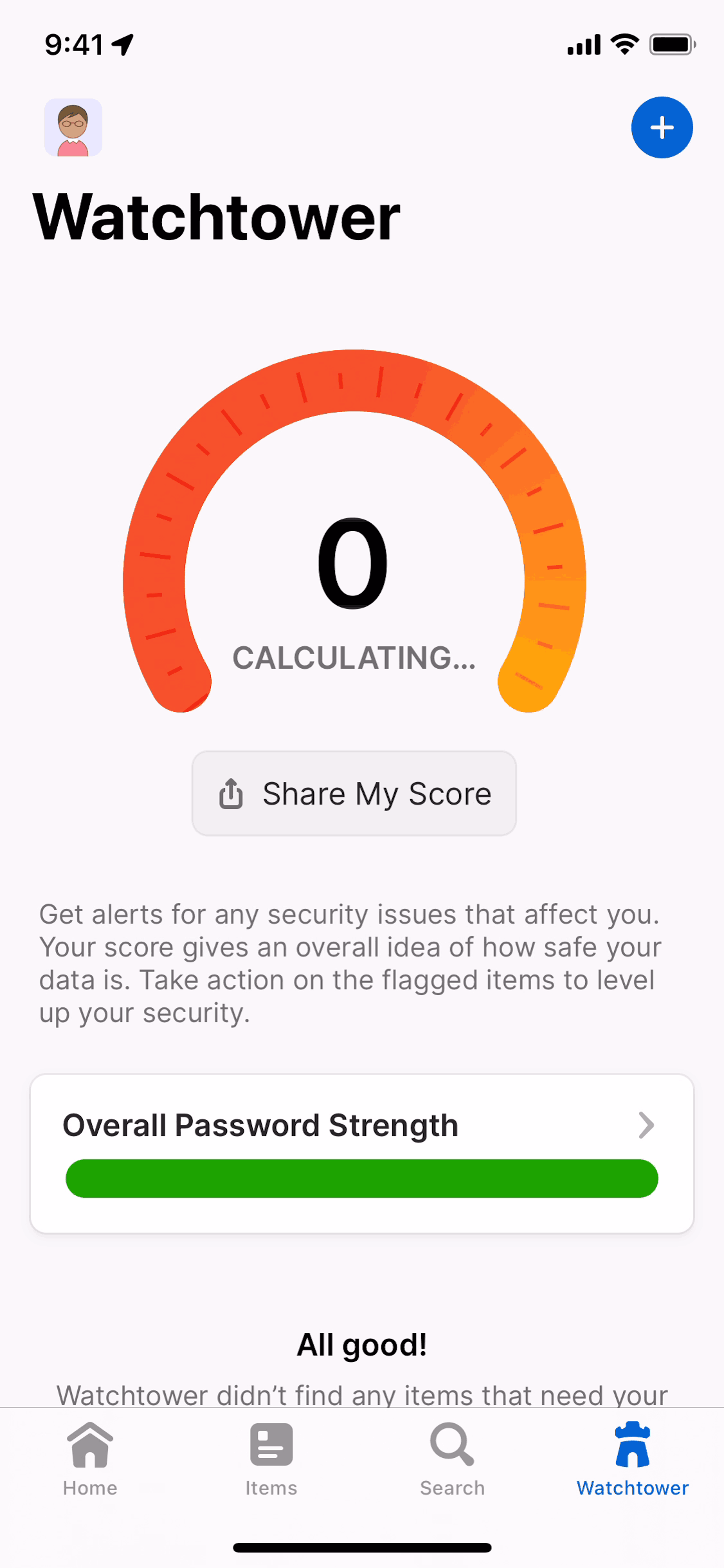 1Password iOS Productivity interface screenshot 6