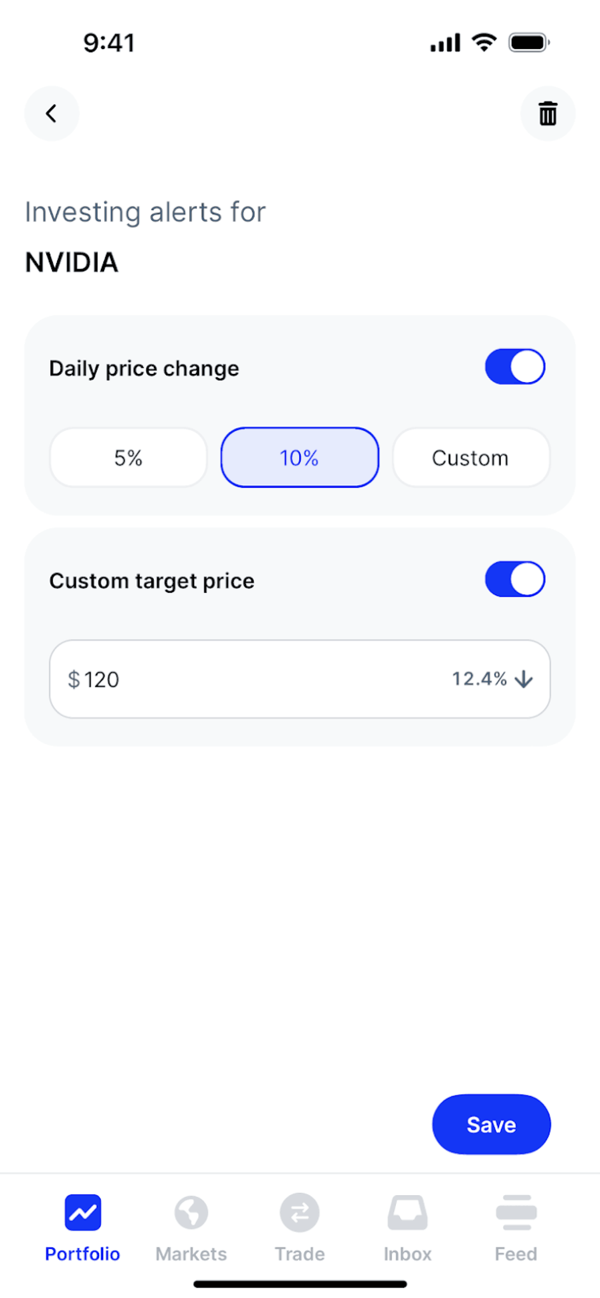 Public iOS Finance interface screenshot 18
