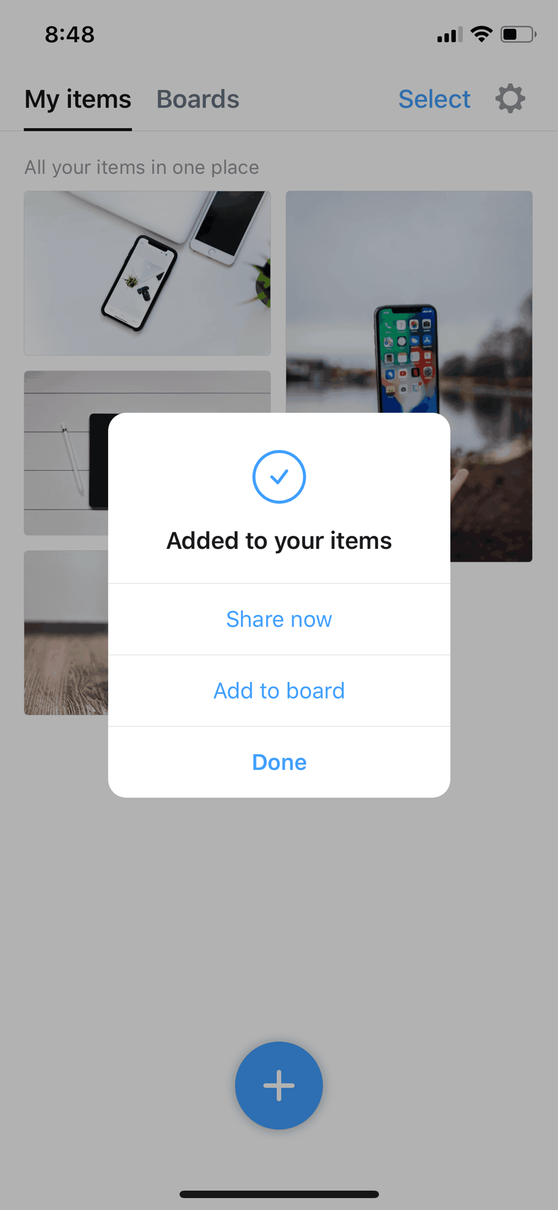 Collect iOS Productivity interface screenshot 10