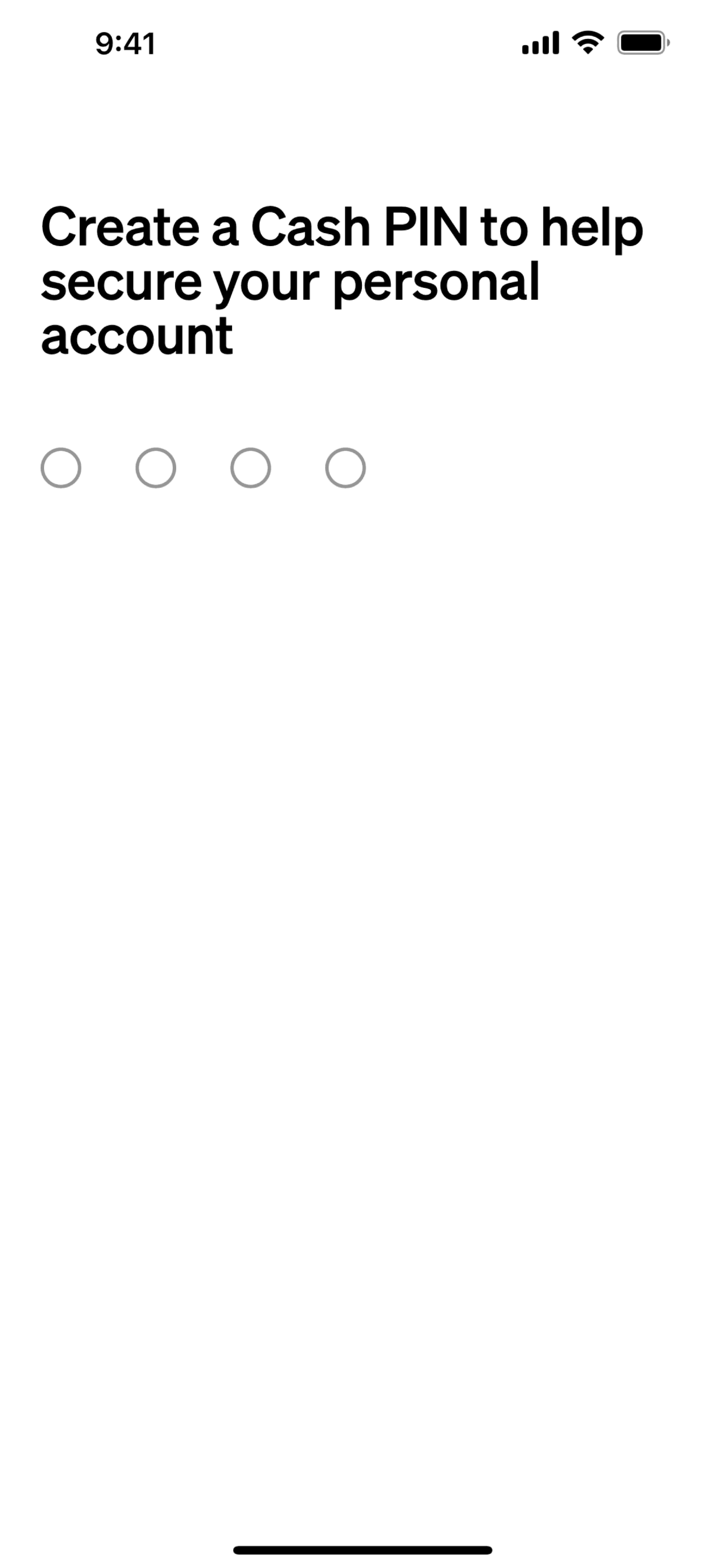 Cash App iOS UI design screenshot
