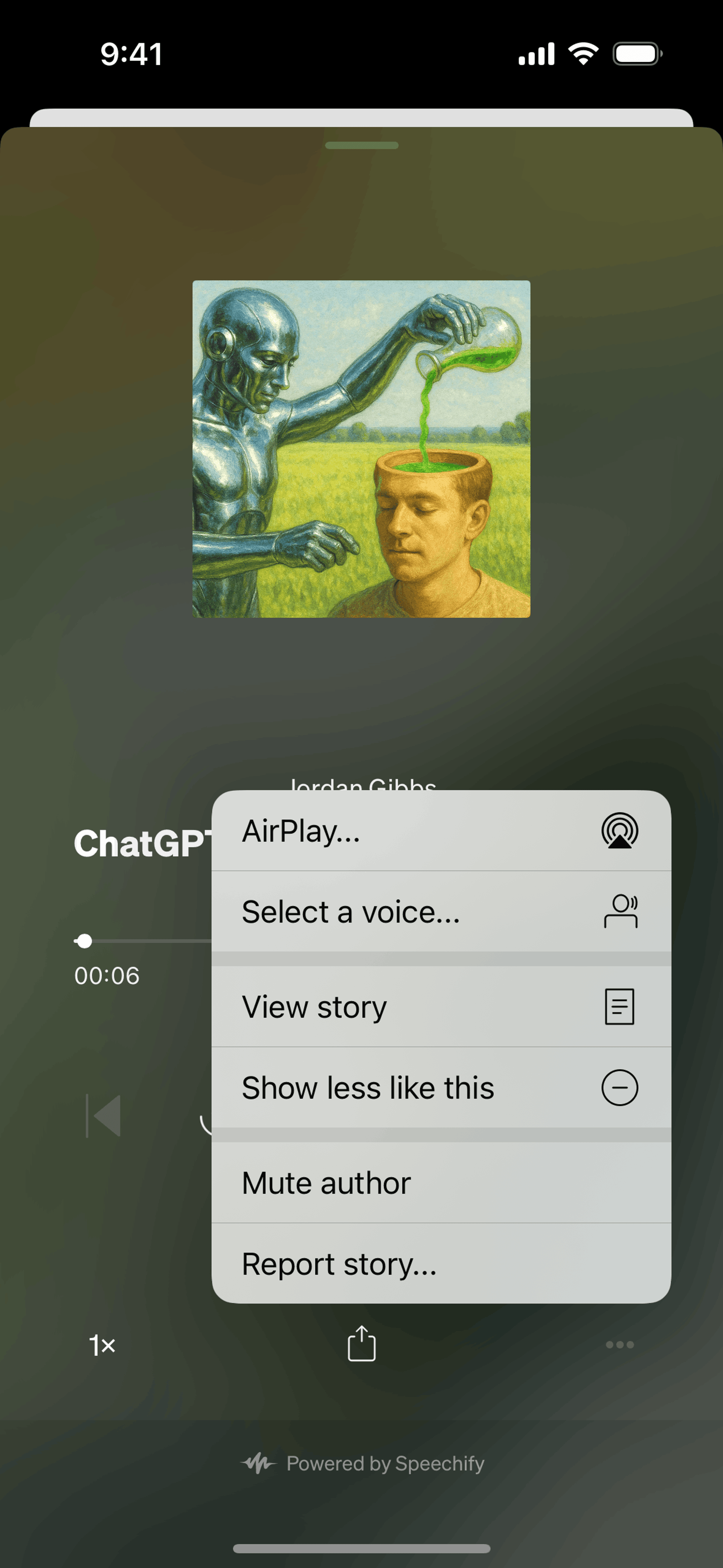 Medium iOS News interface screenshot 4