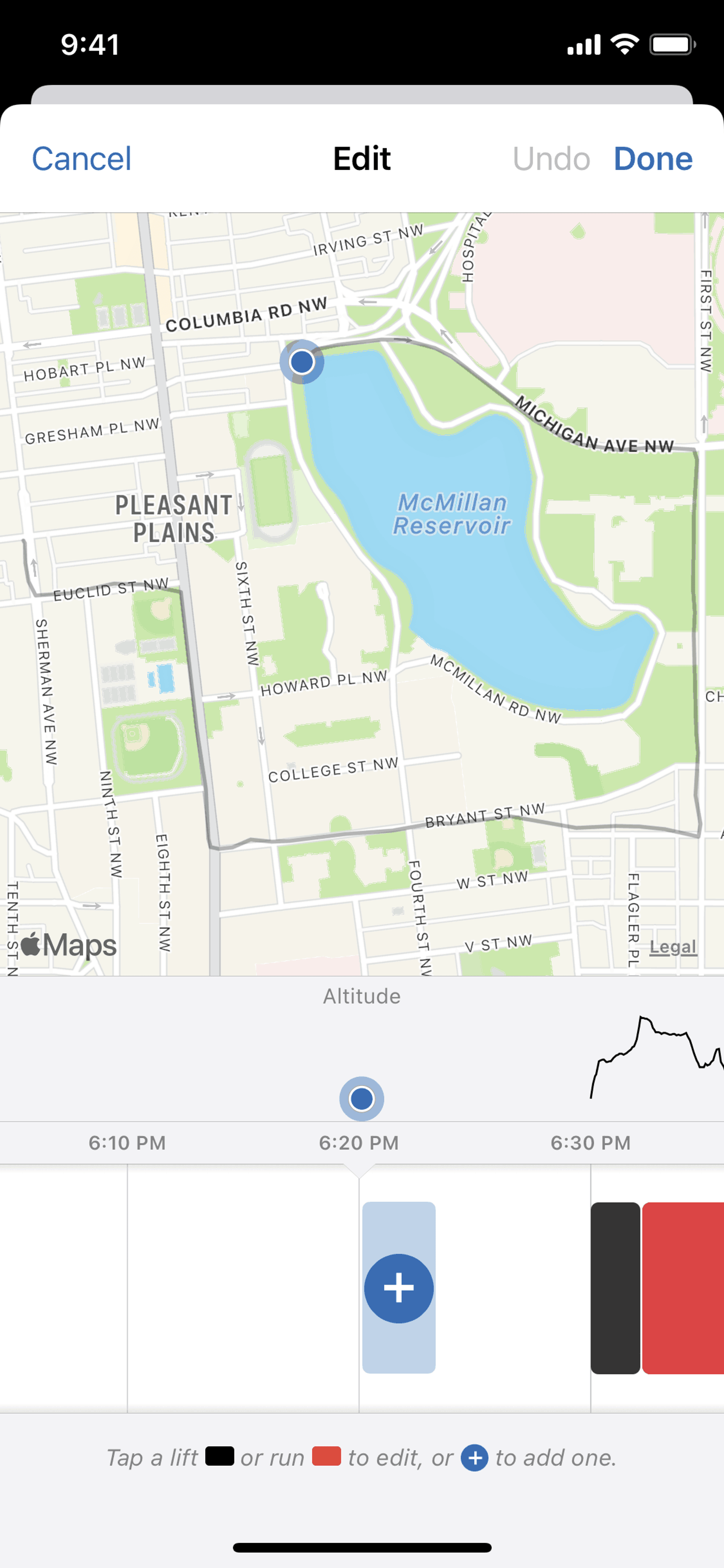Slopes iOS Sports interface screenshot 21