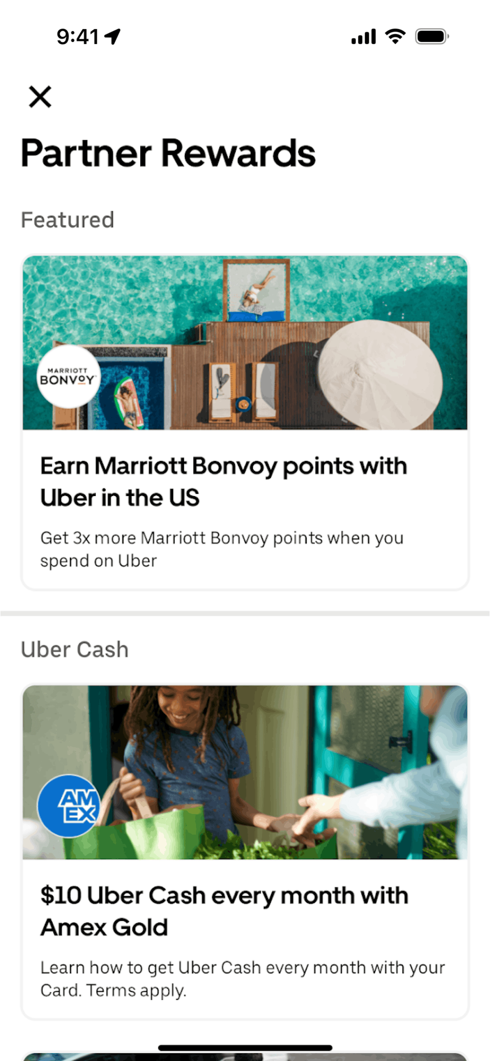 Uber iOS Travel & Transportation interface screenshot 24