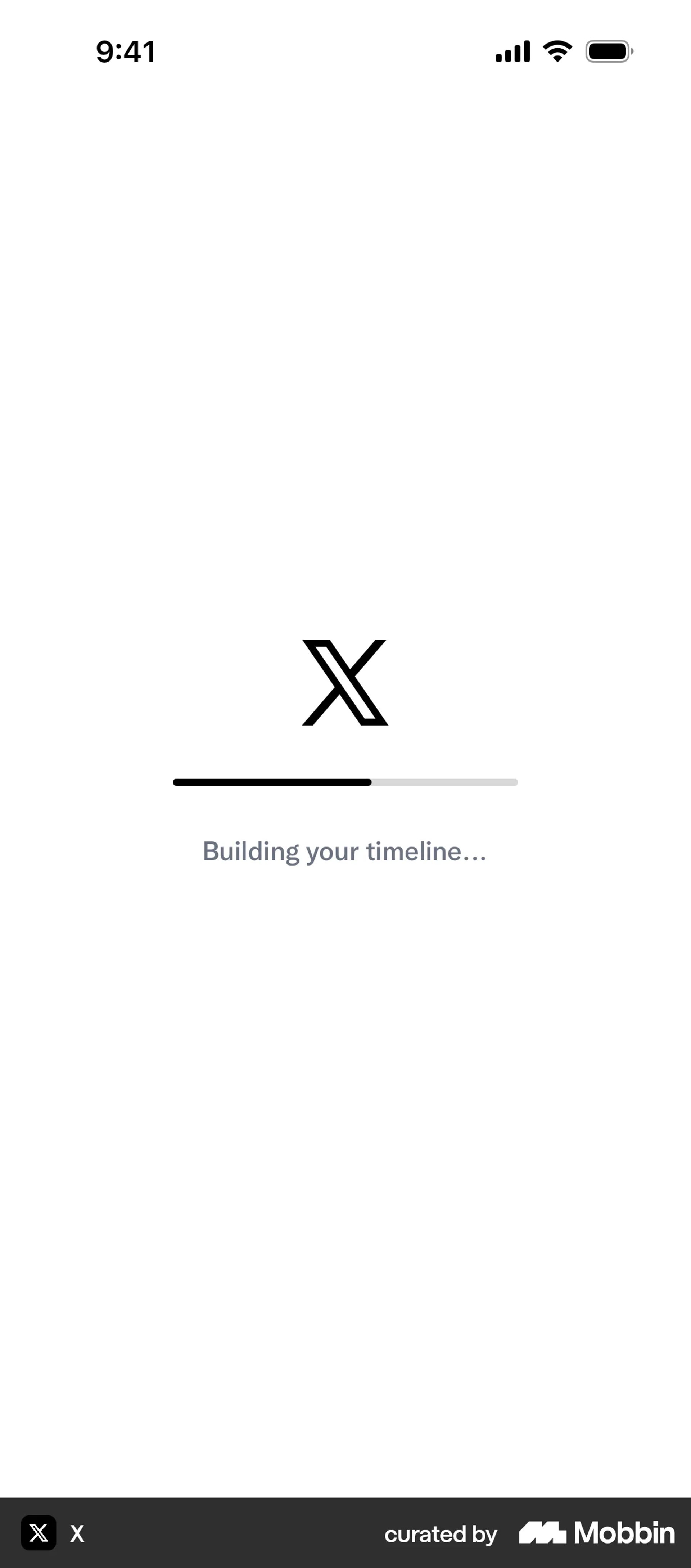 Onboarding on X (ios) screen 20