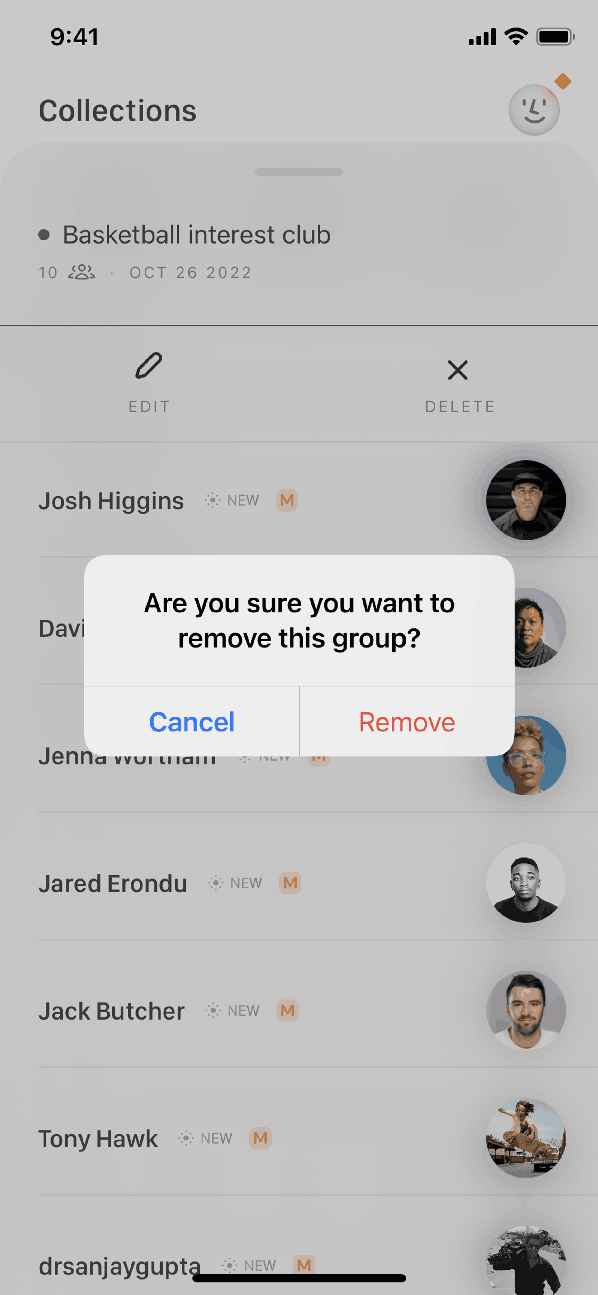 Clay iOS Productivity interface screenshot 11