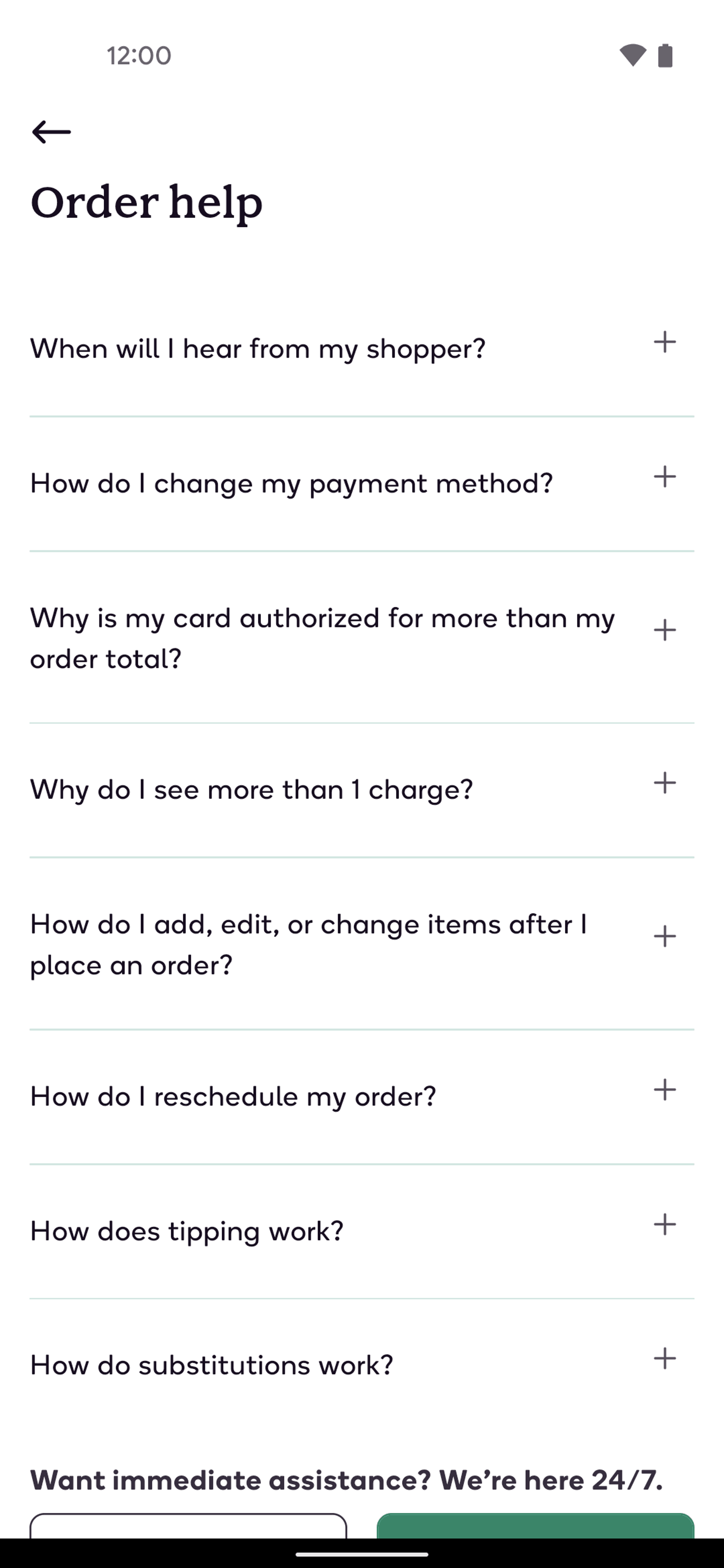 Shipt Android Food & Drink interface screenshot 18