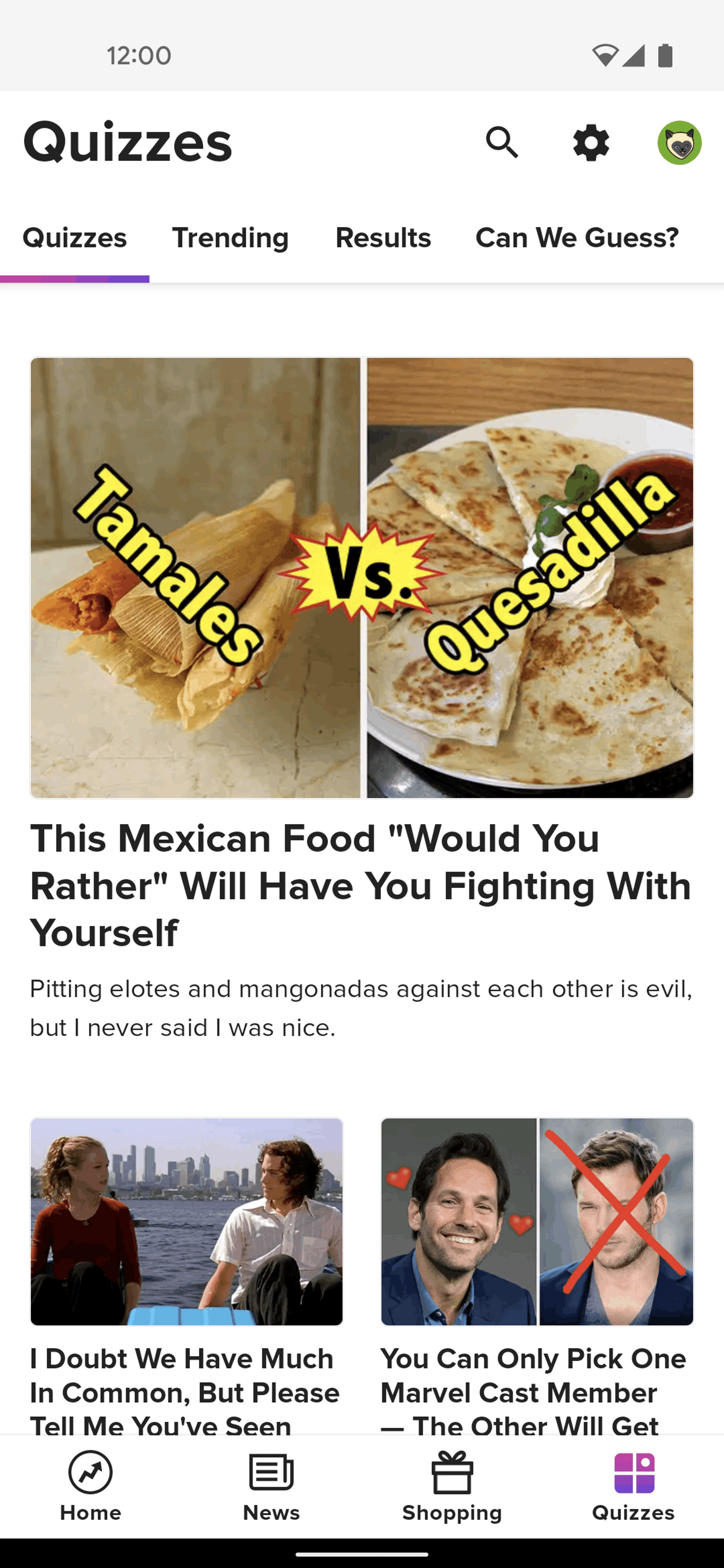 BuzzFeed Android Entertainment interface screenshot 7