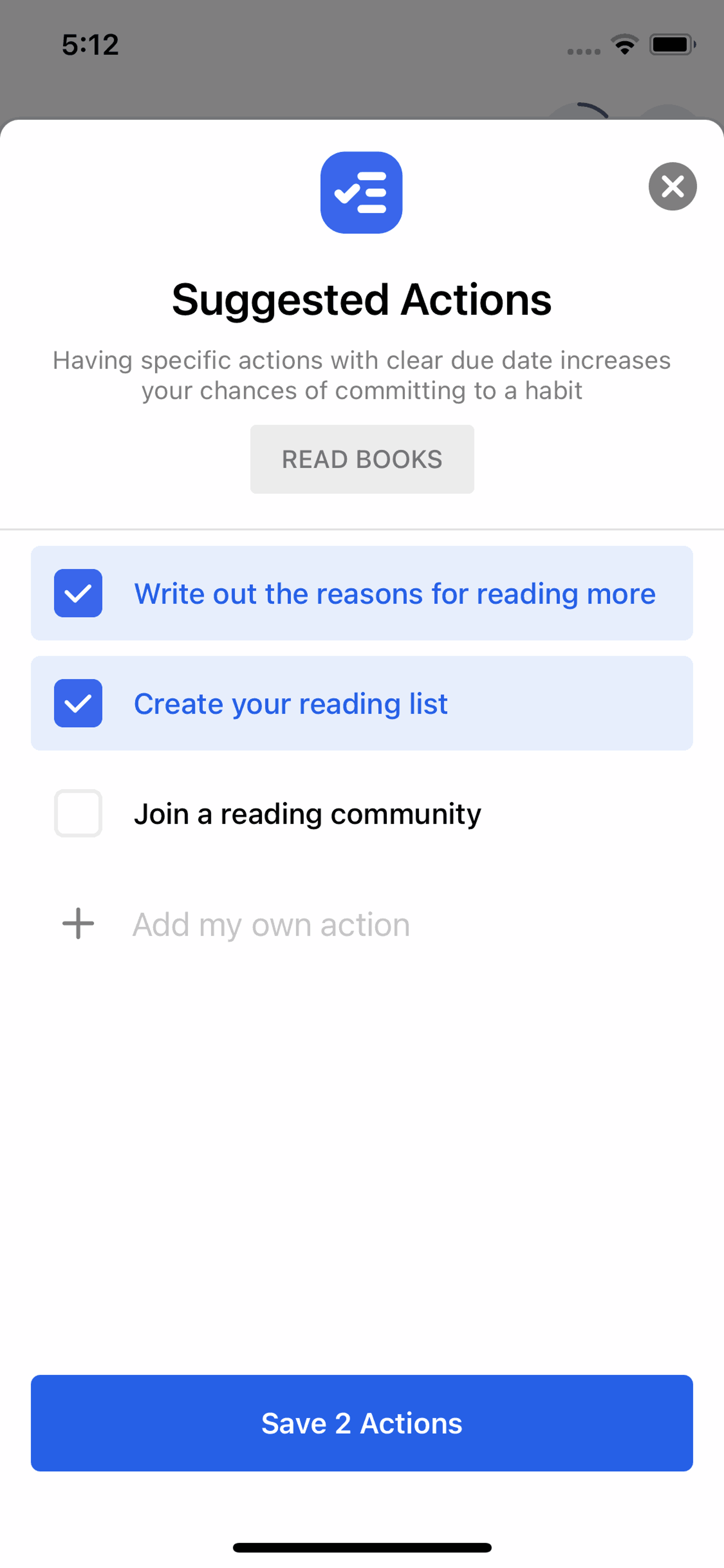 Habitify iOS Productivity interface screenshot 23