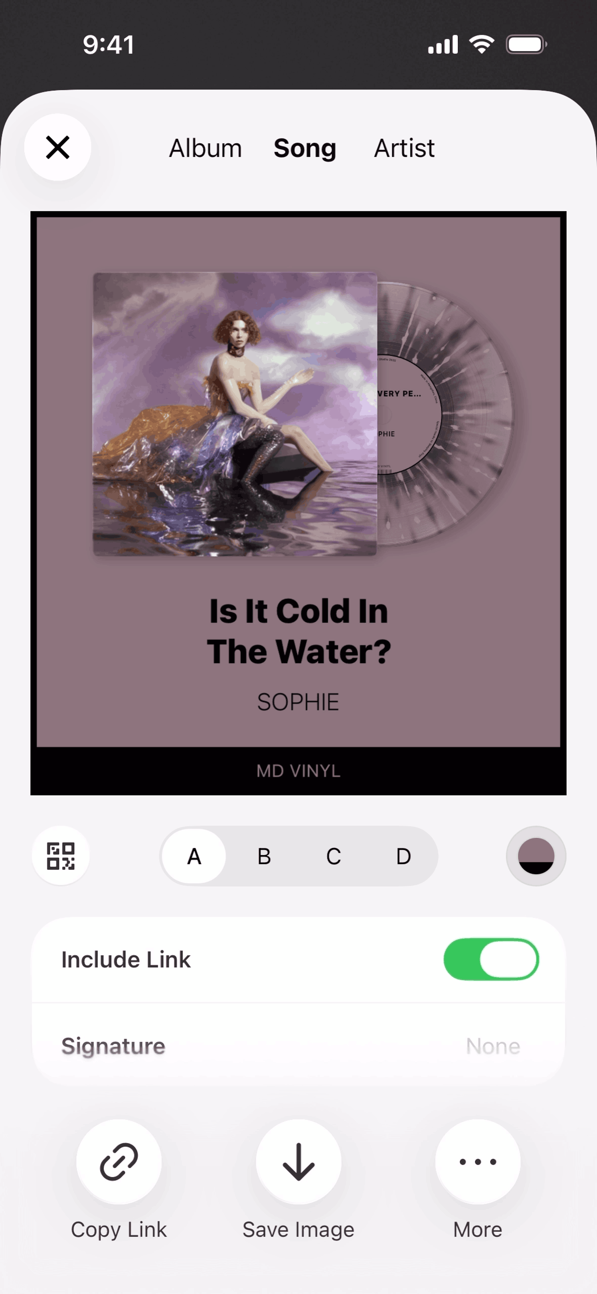 MD Vinyl iOS Music & Audio interface screenshot 8