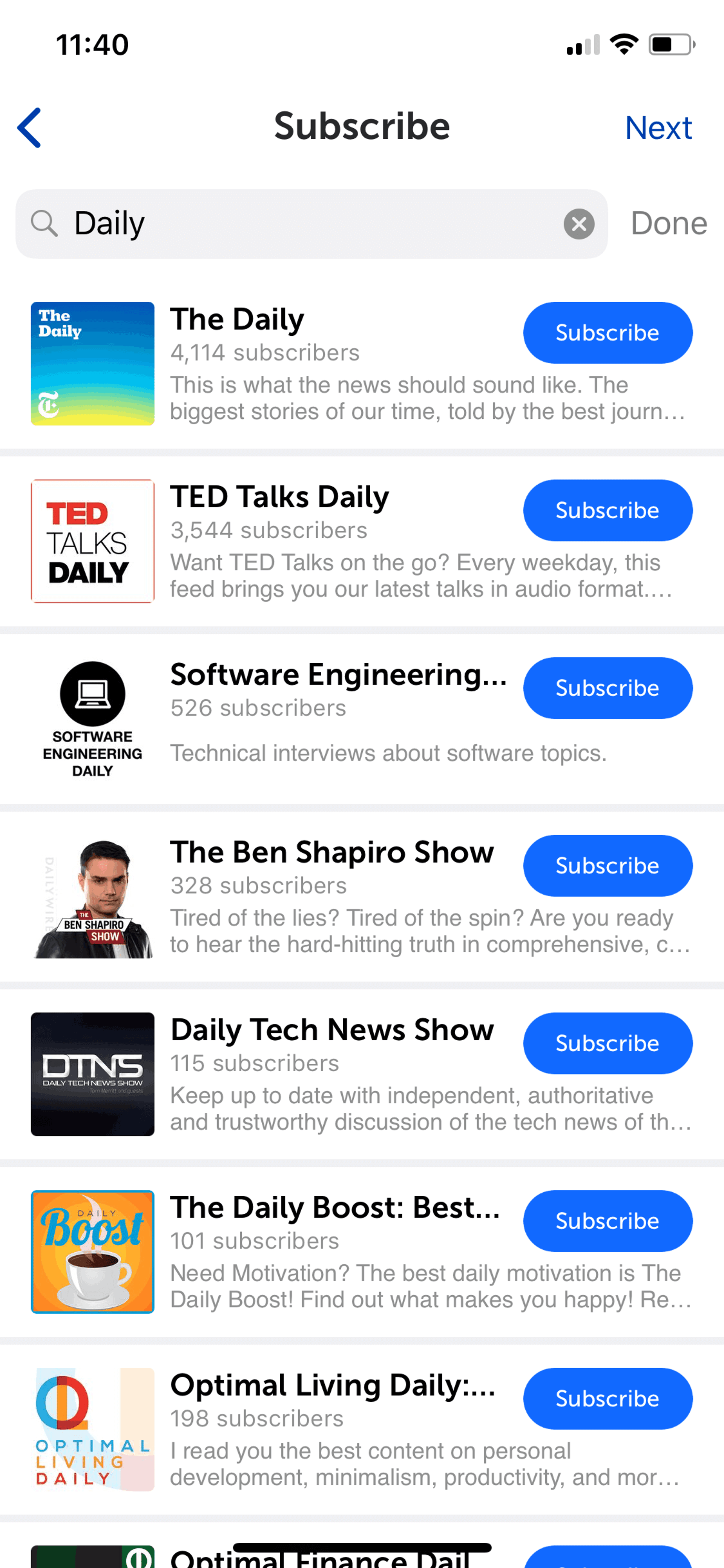 Breaker iOS Social Networking interface screenshot 11