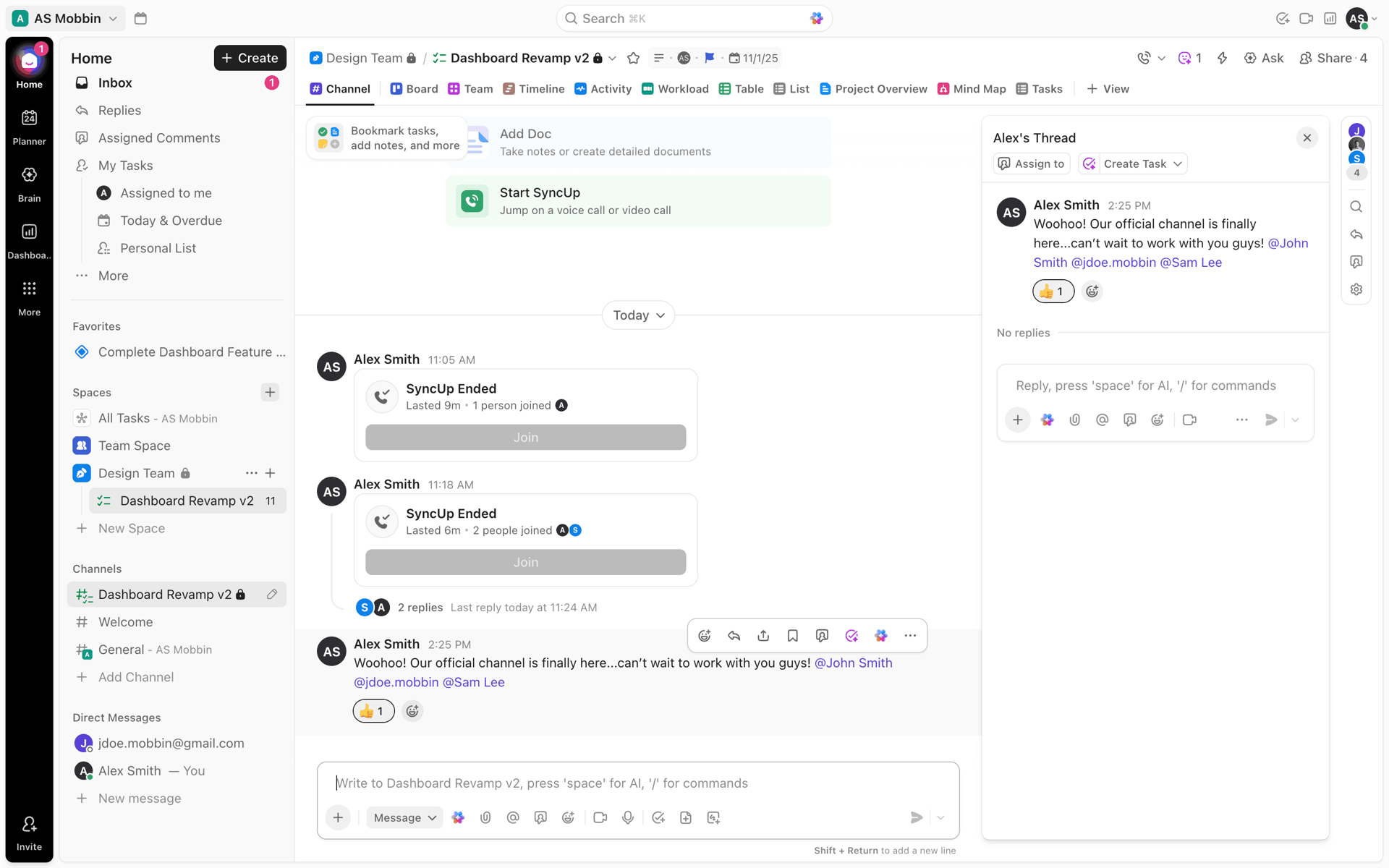 ClickUp Web Business interface screenshot 18