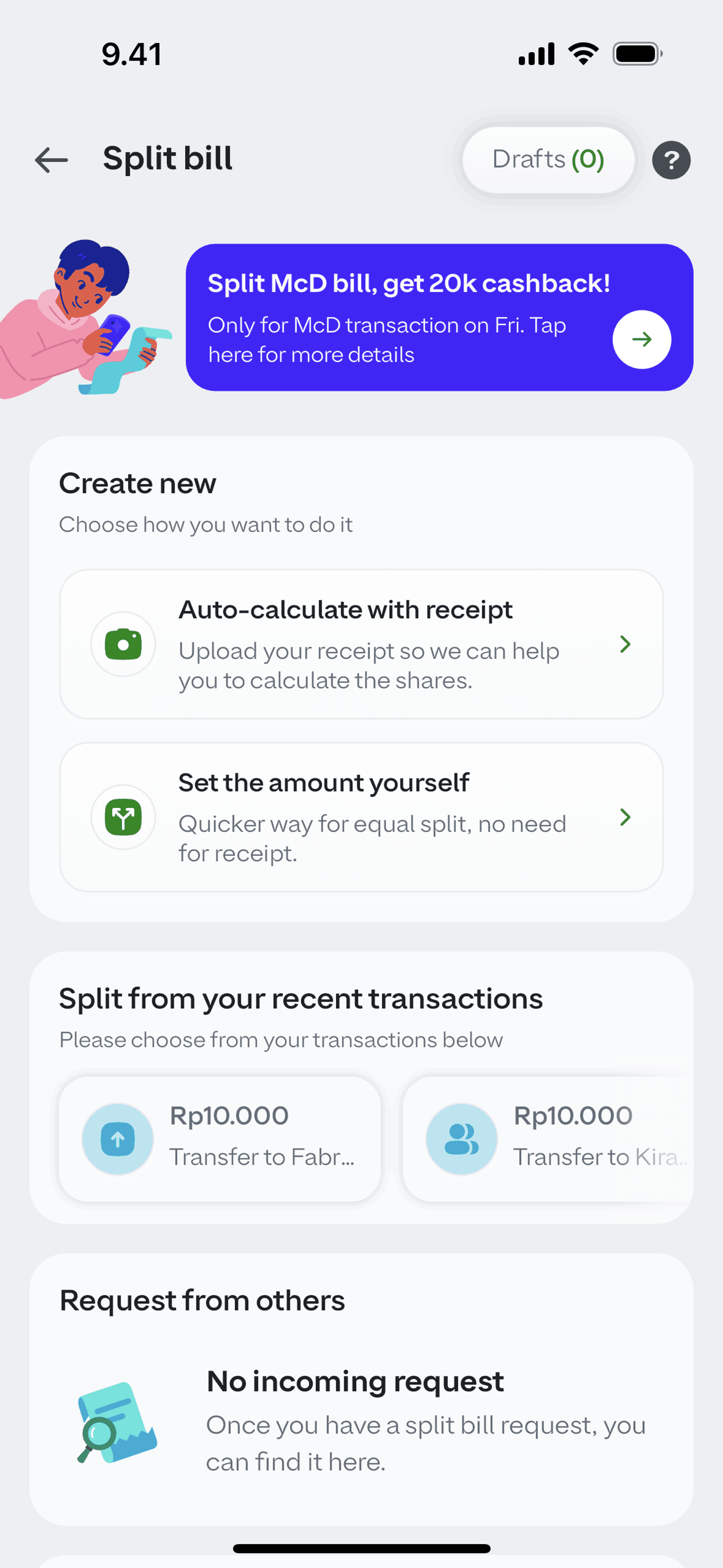 GoPay iOS Finance interface screenshot 10