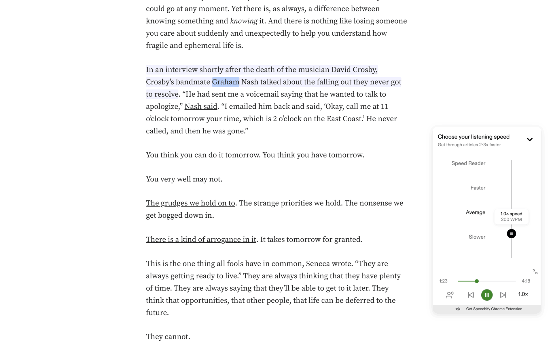 Medium Web News interface screenshot 9