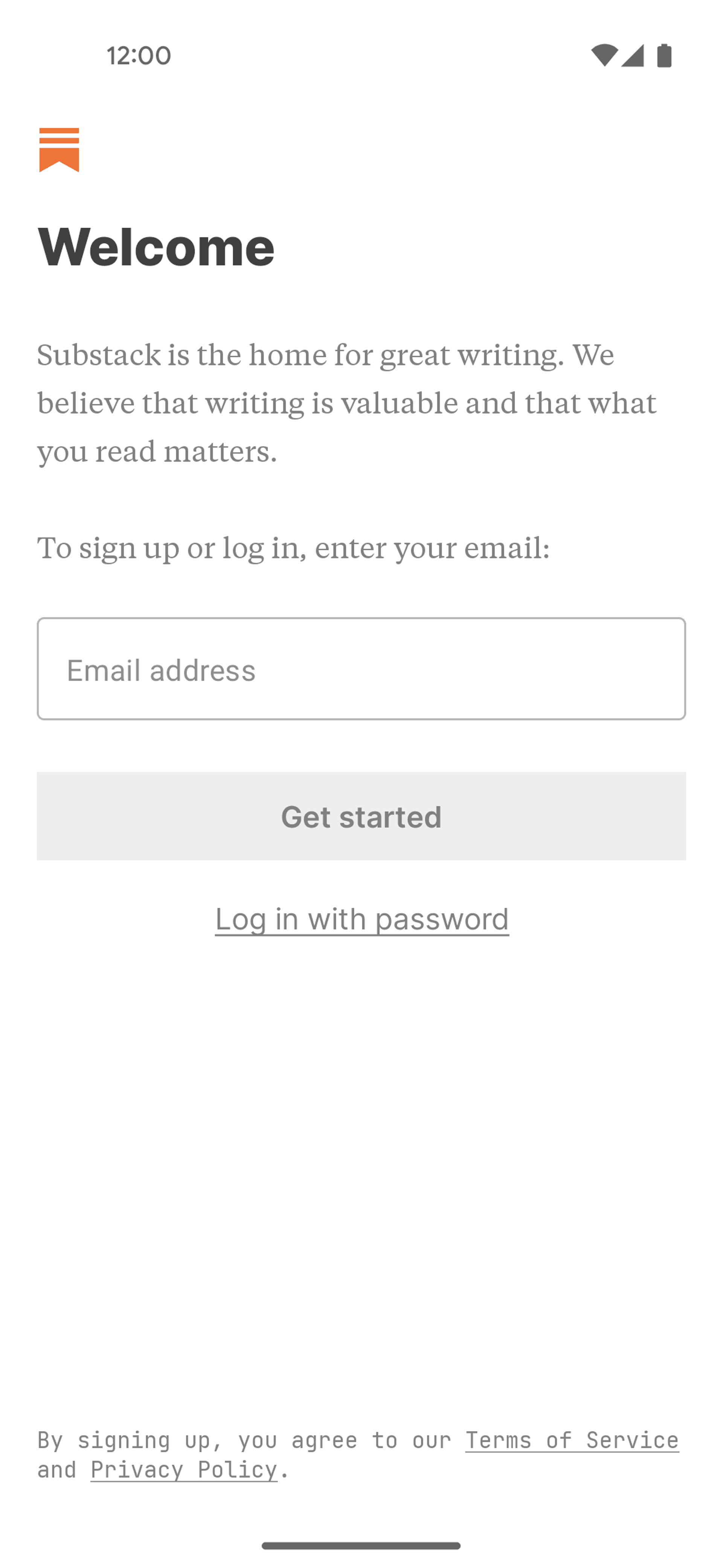 Substack Android News interface screenshot 8