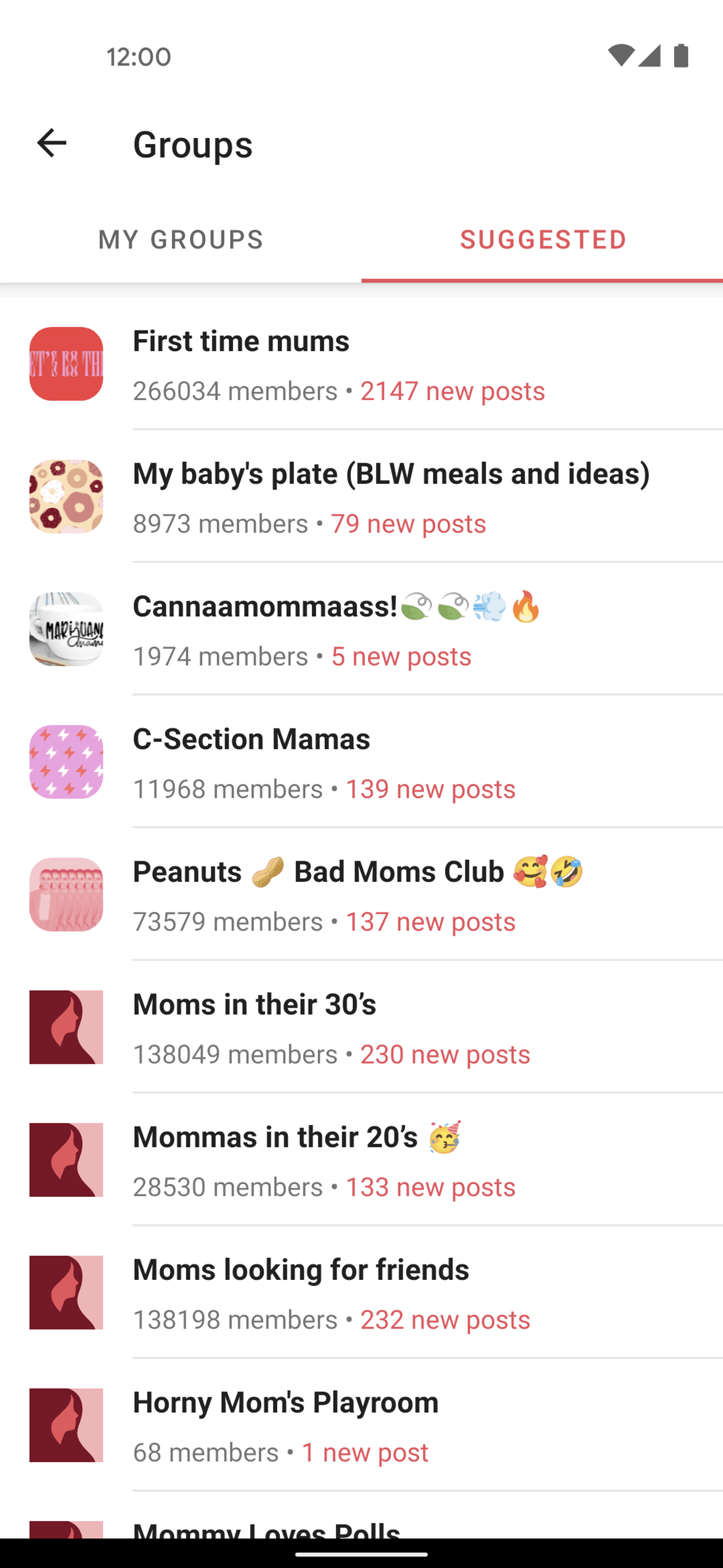 Peanut Android Social Networking interface screenshot 9