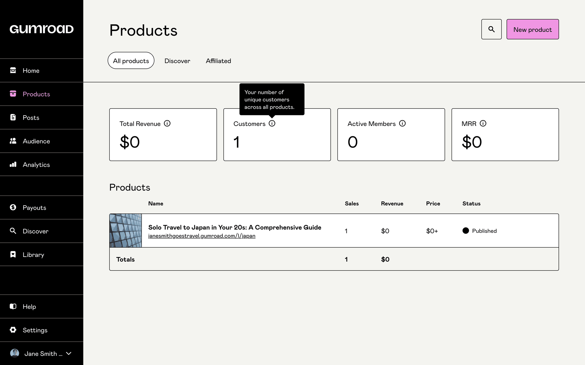 Gumroad Web Utilities interface screenshot 11