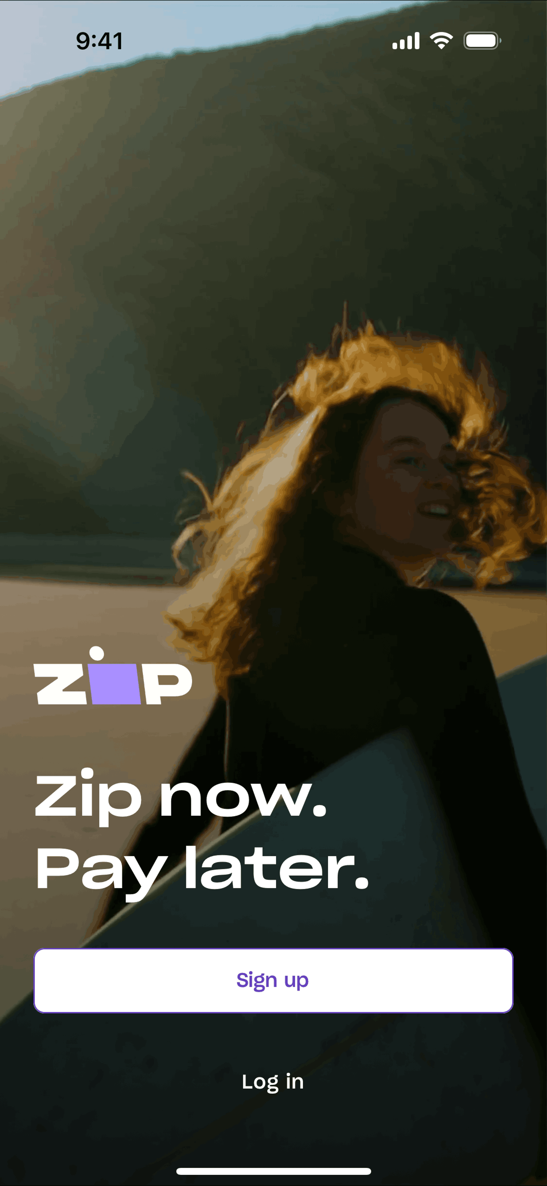 Zip iOS Finance interface screenshot 3