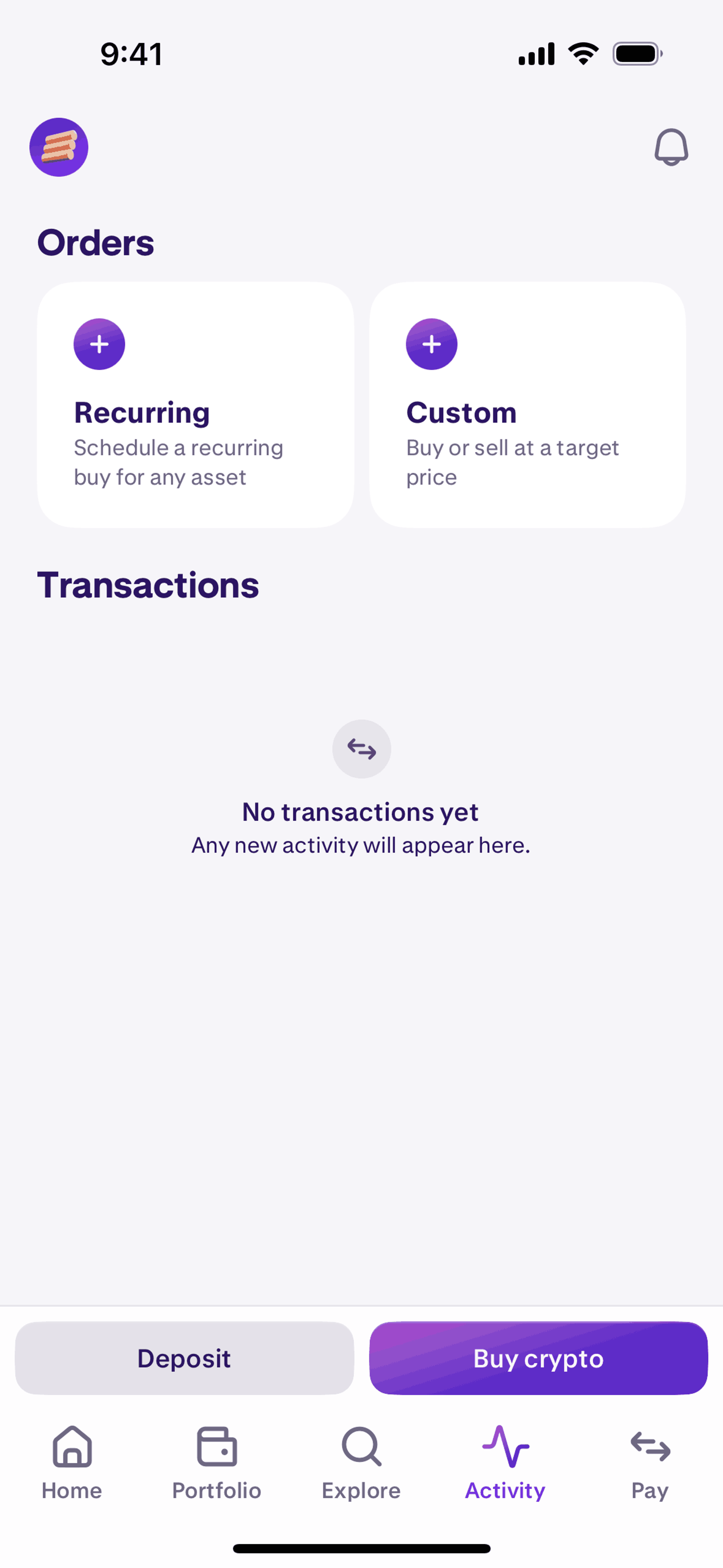 Kraken iOS Finance interface screenshot 17