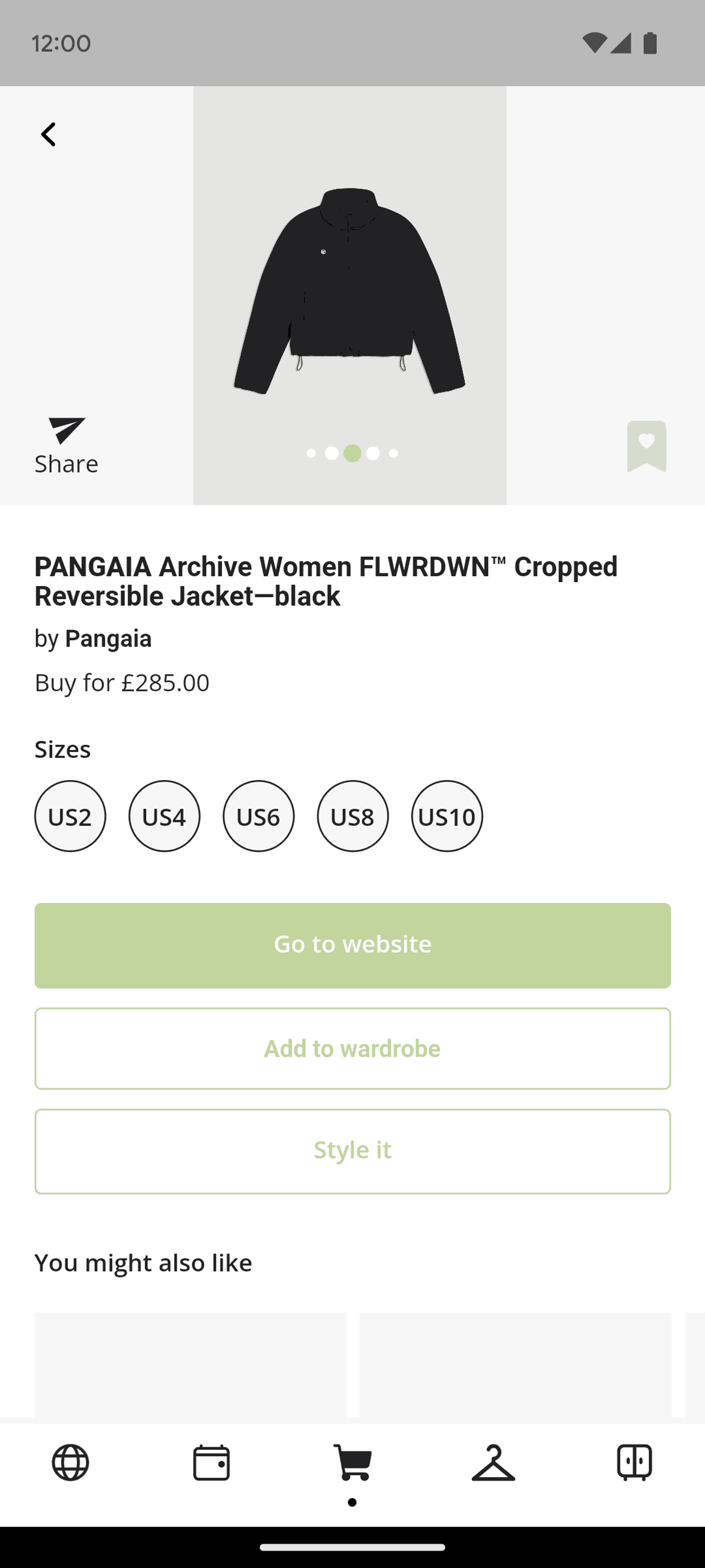 Whering Android Lifestyle interface screenshot 7