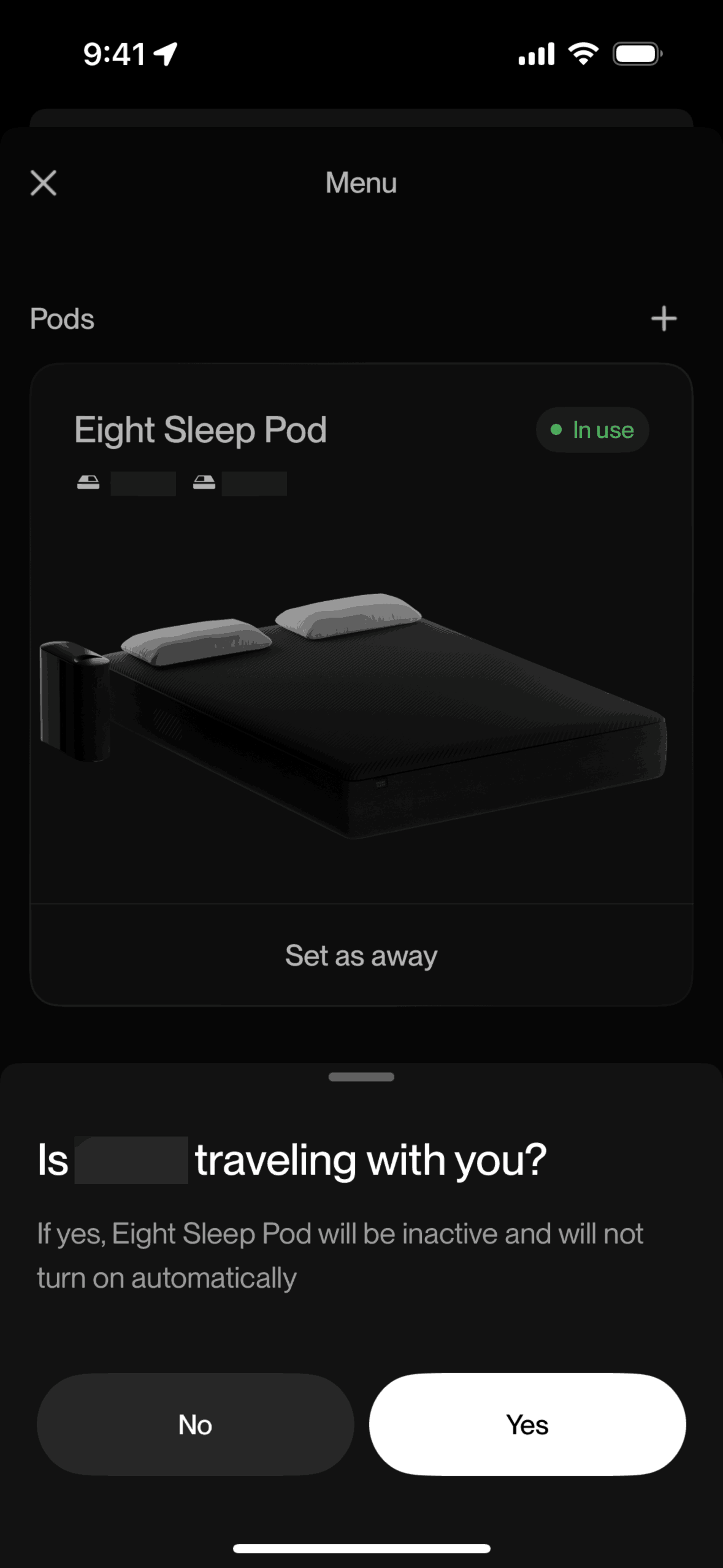 Eight Sleep iOS Health & Fitness interface screenshot 20