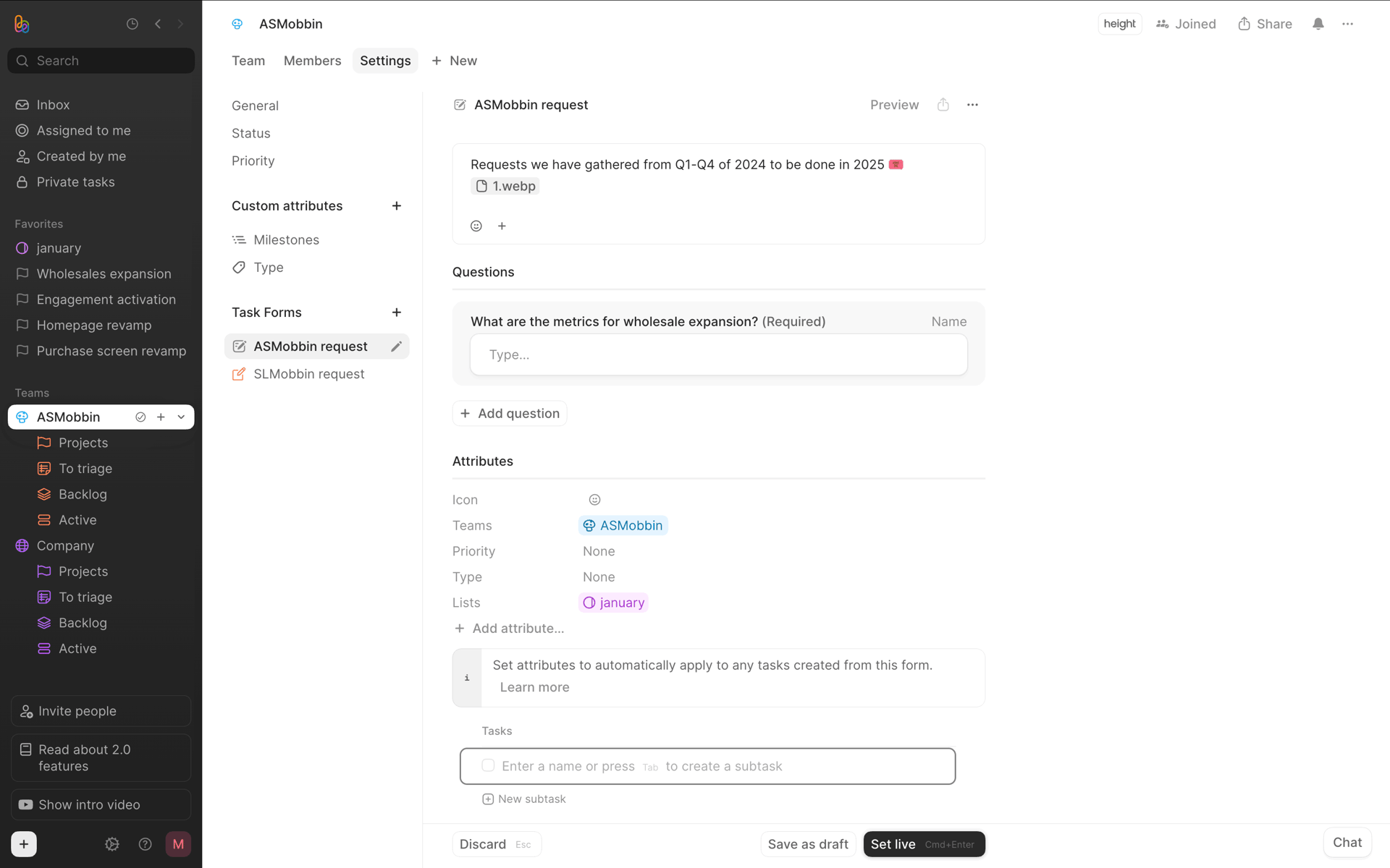 Height Web Business interface screenshot 19