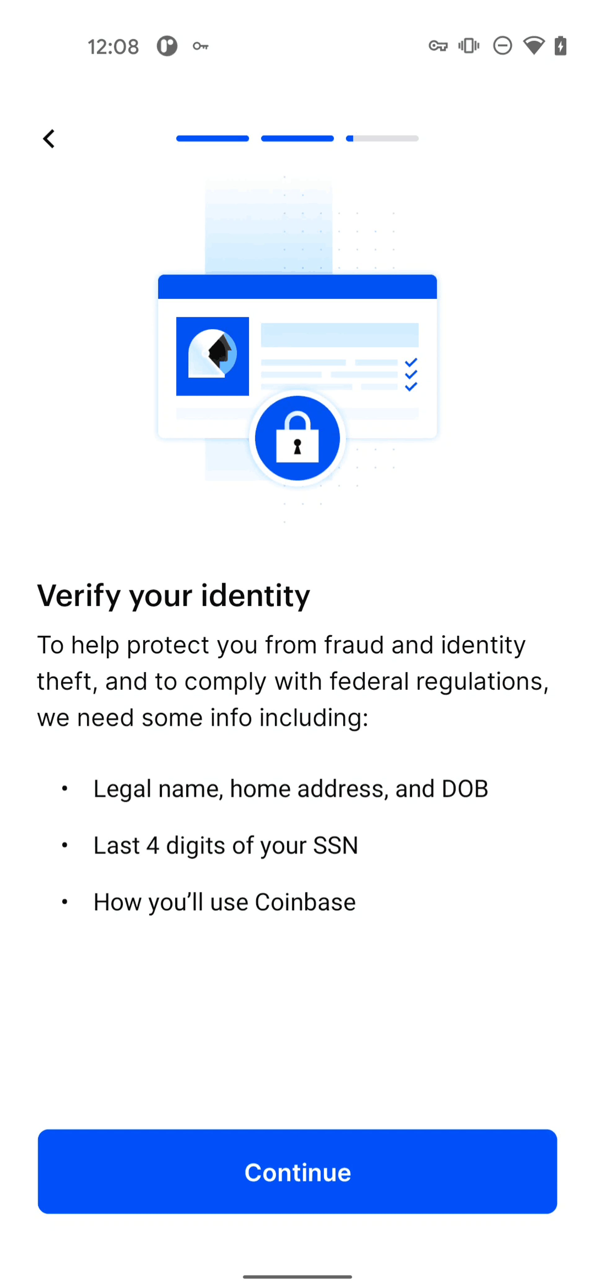 Coinbase Android Finance interface screenshot 13
