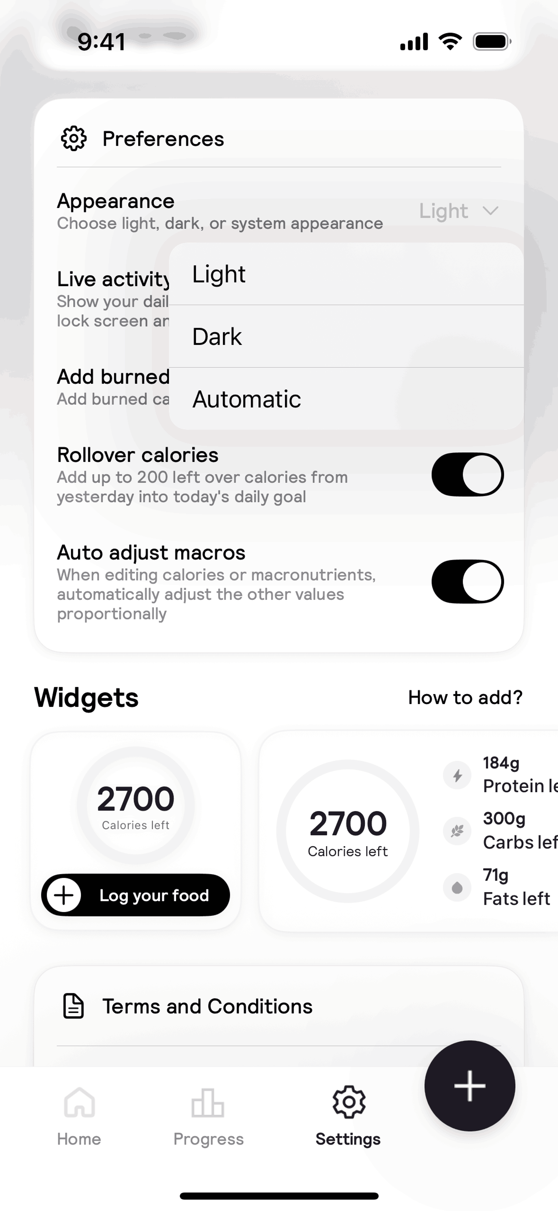 Cal AI iOS AI interface screenshot 17