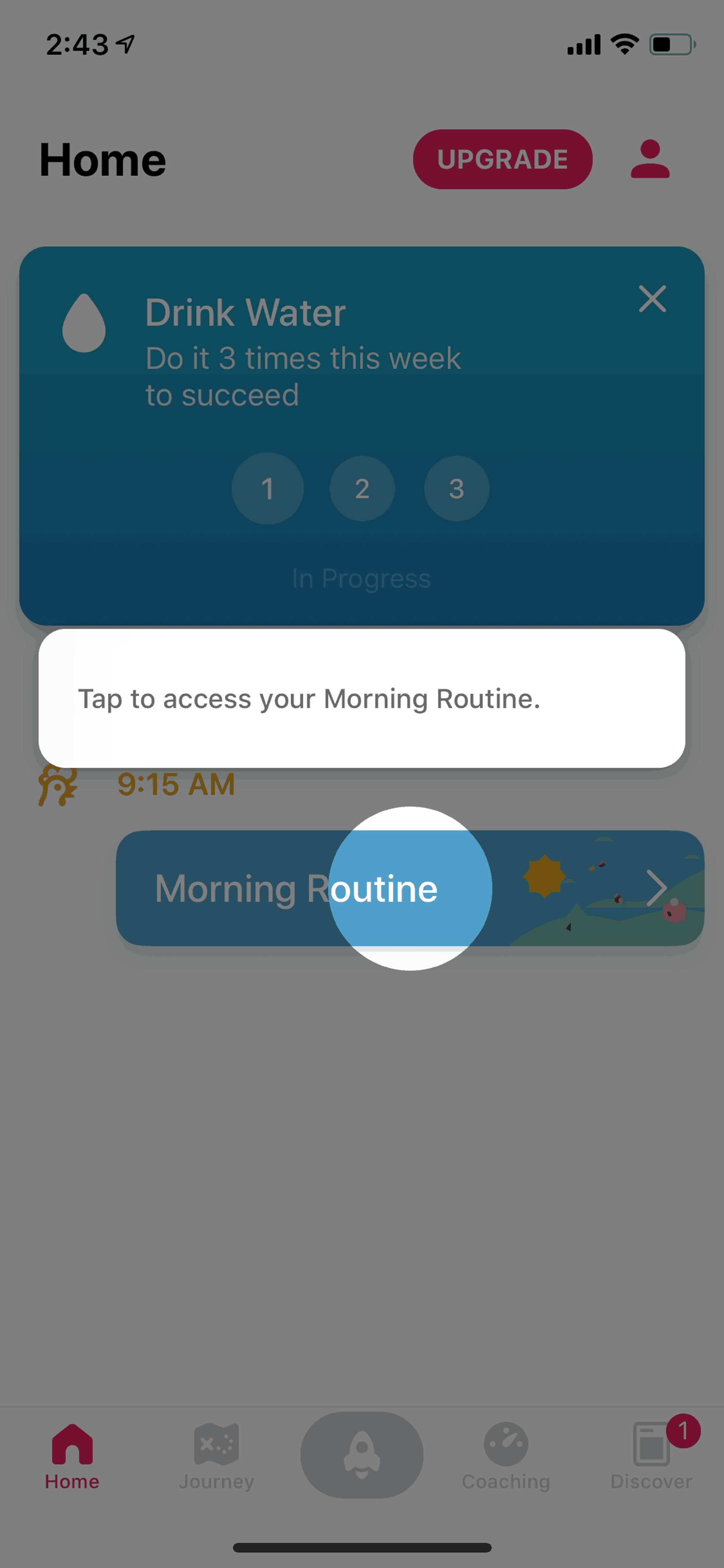 Fabulous iOS Health & Fitness interface screenshot 23