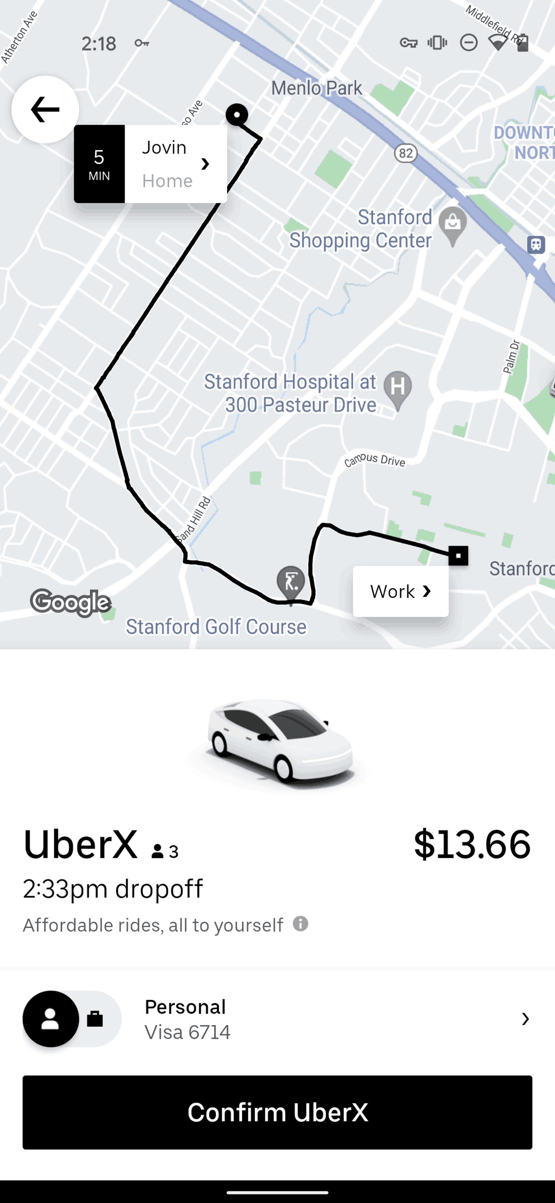 Uber Android Travel & Transportation interface screenshot 24
