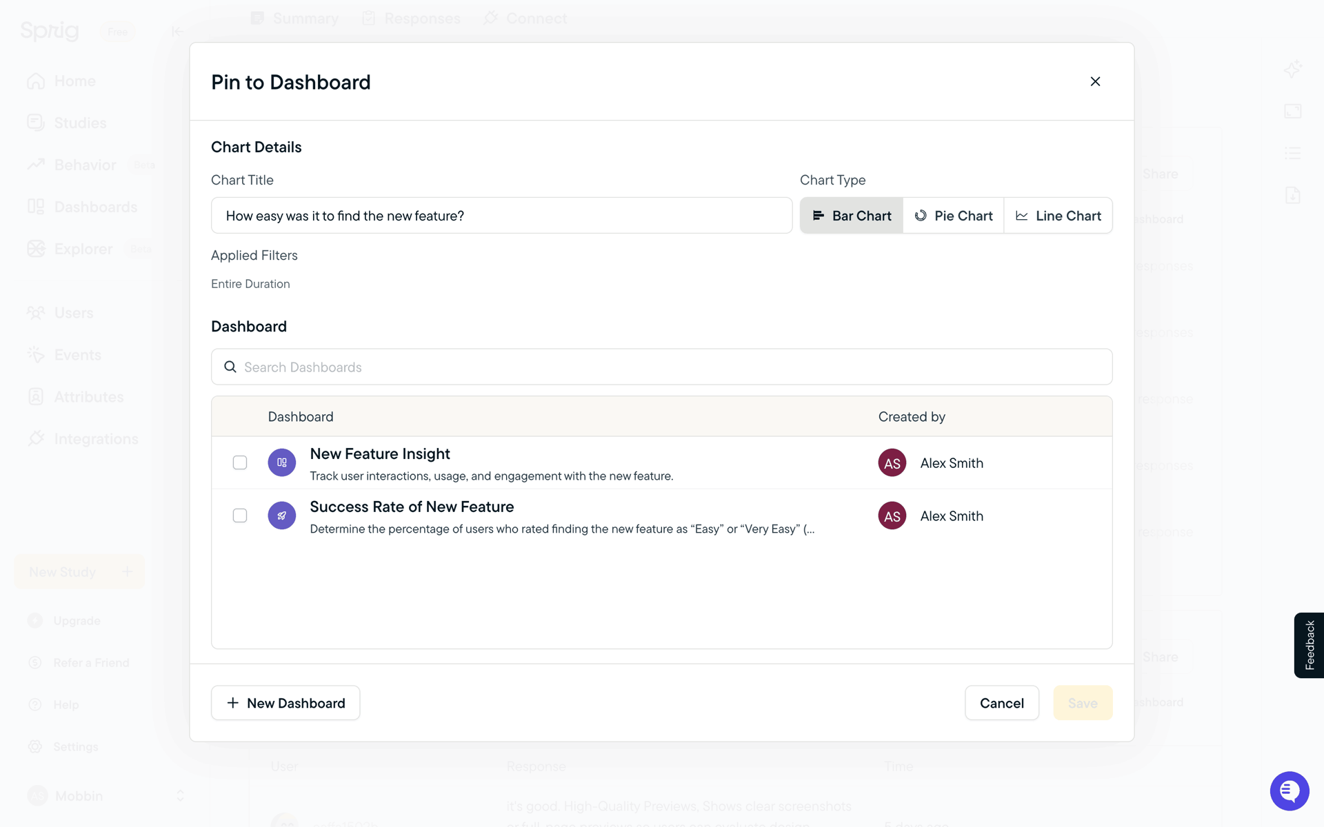 Sprig Web Business interface screenshot 6