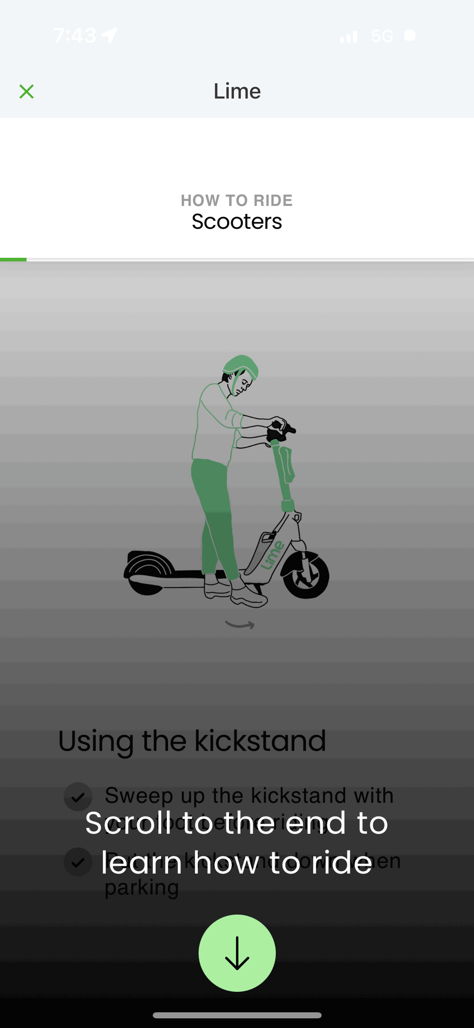 Lime iOS Travel & Transportation interface screenshot 19