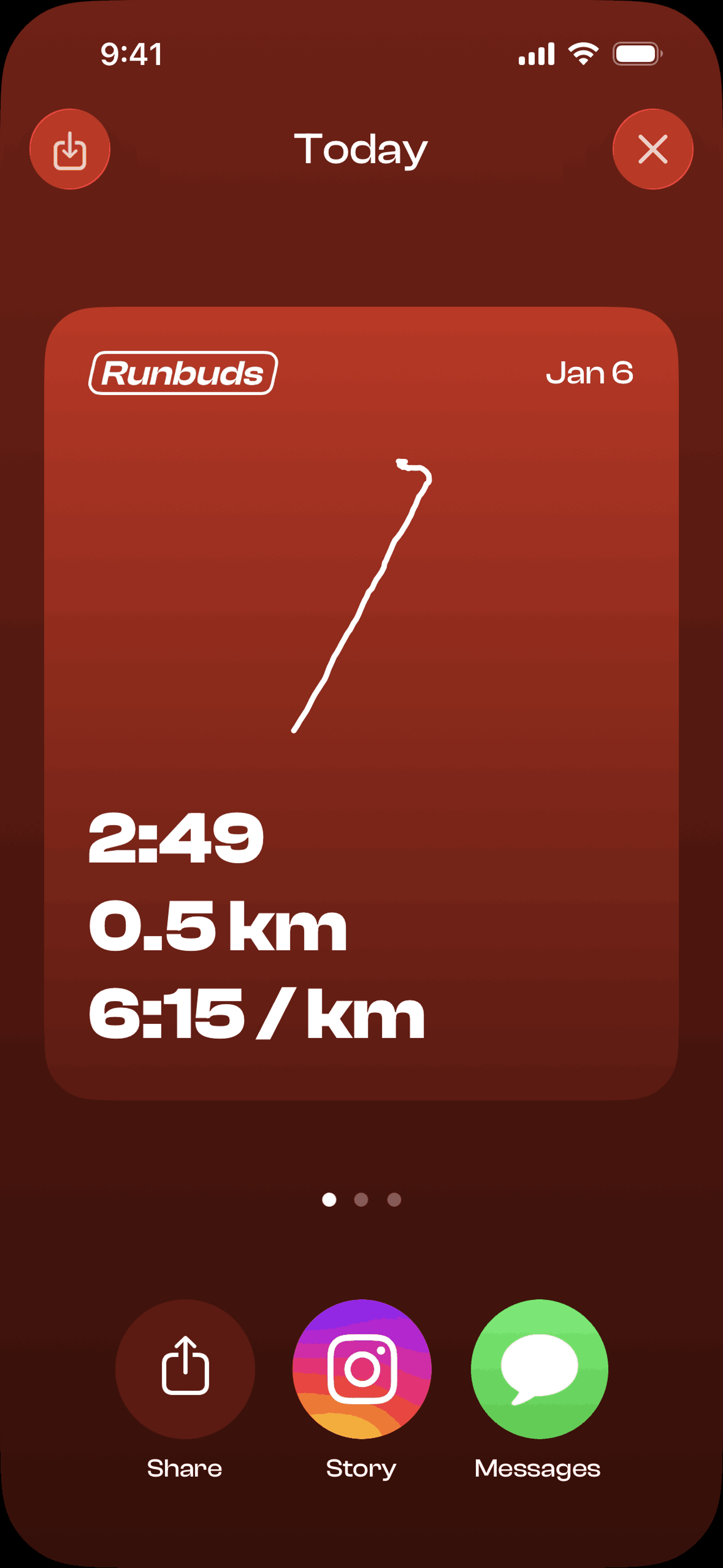 Runbuds iOS Health & Fitness interface screenshot 17