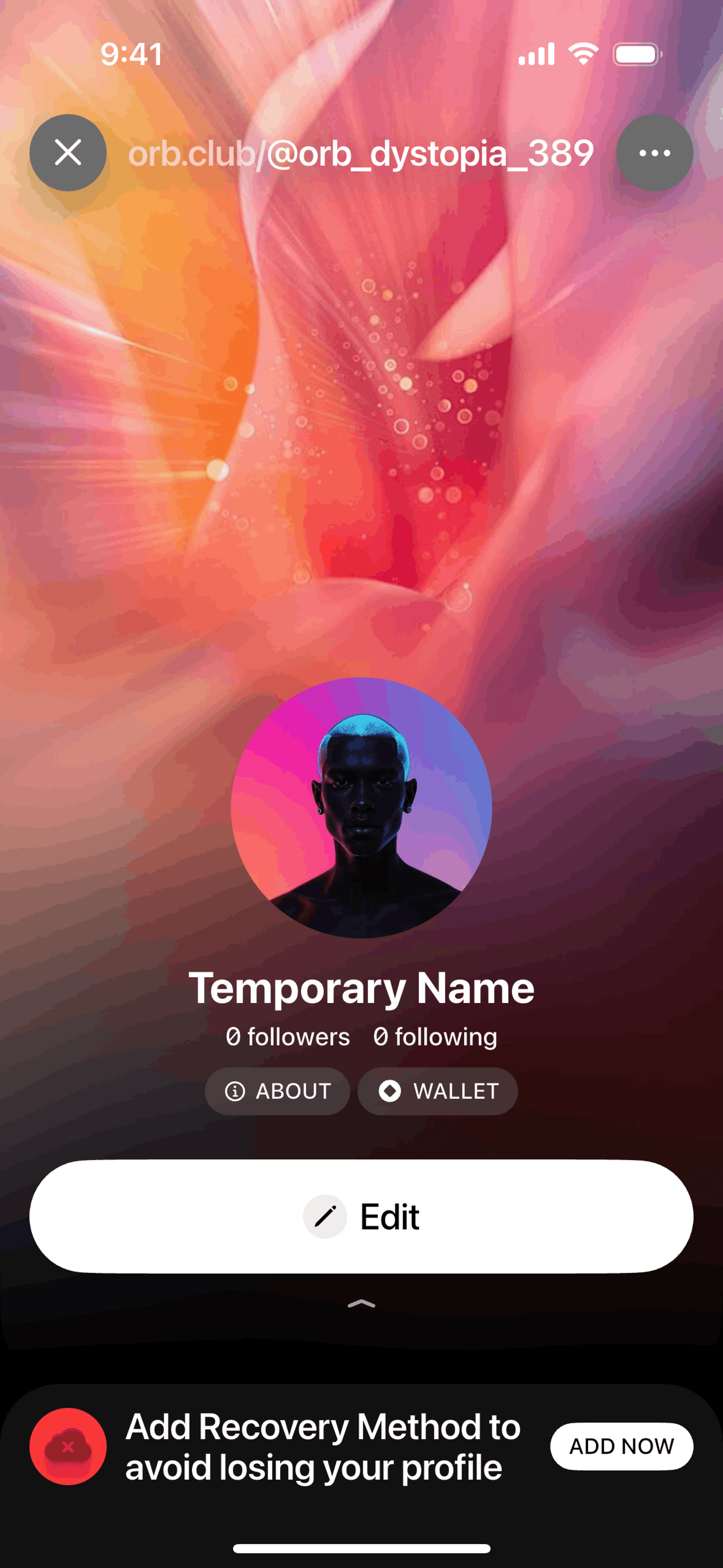 Orb Social iOS Social Networking interface screenshot 14