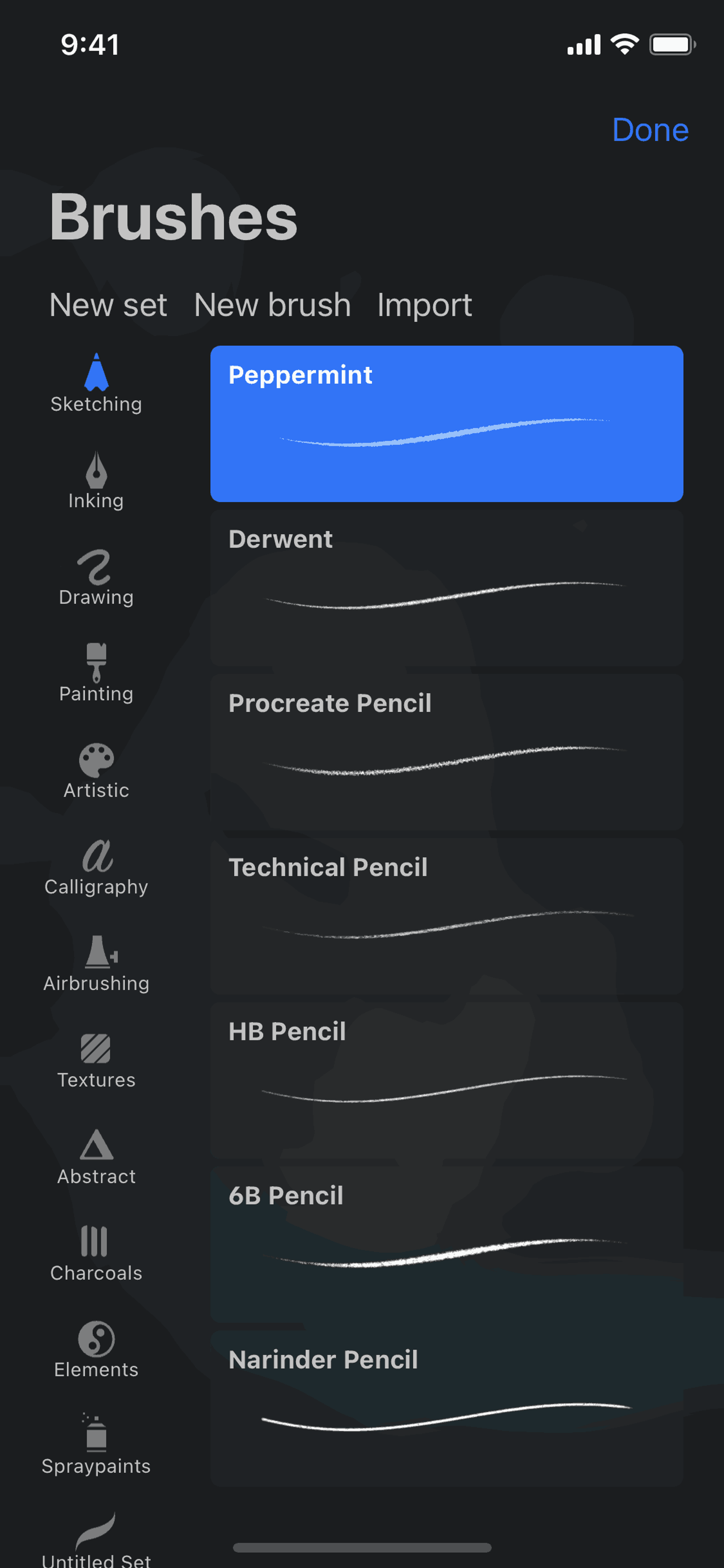 Procreate Pocket iOS Graphics & Design interface screenshot 15