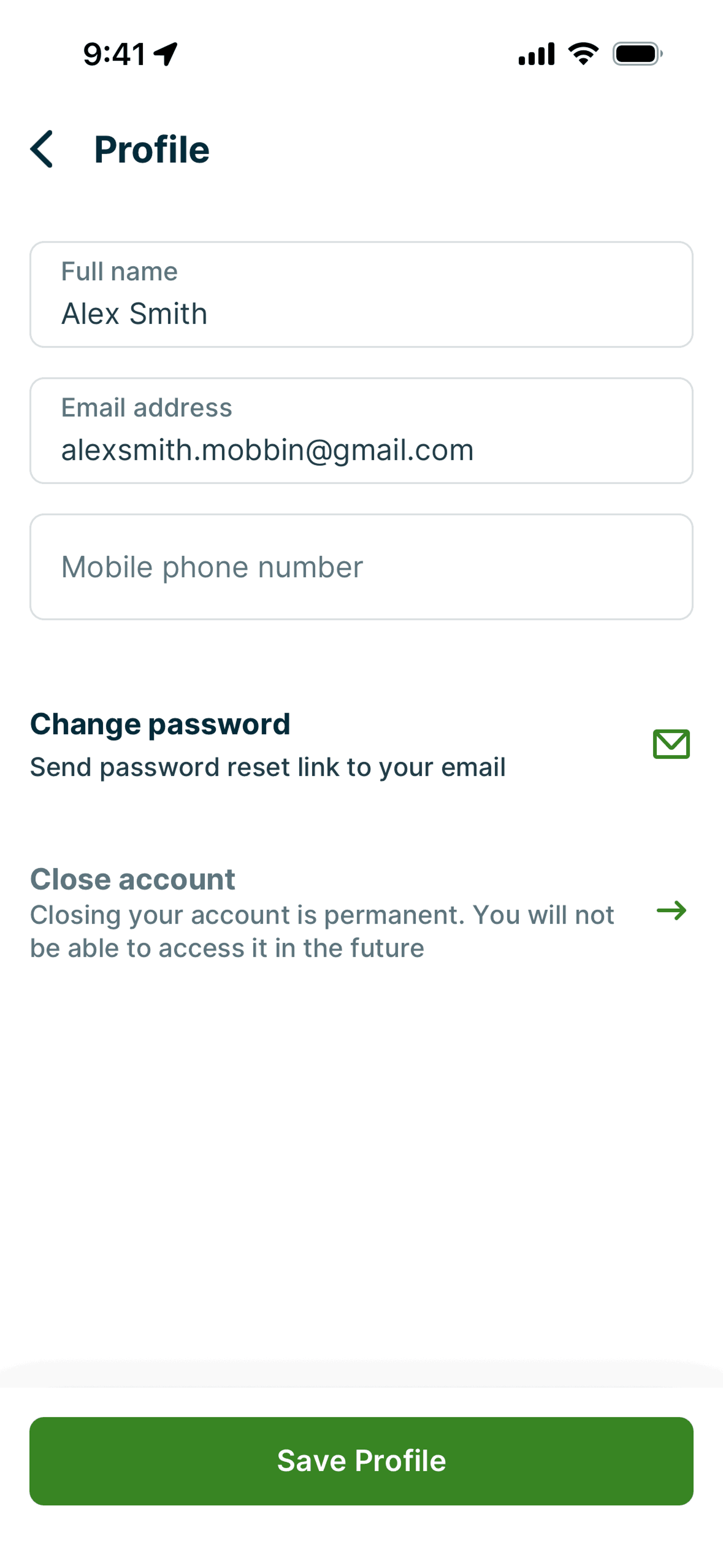 Jobber iOS Business interface screenshot 22