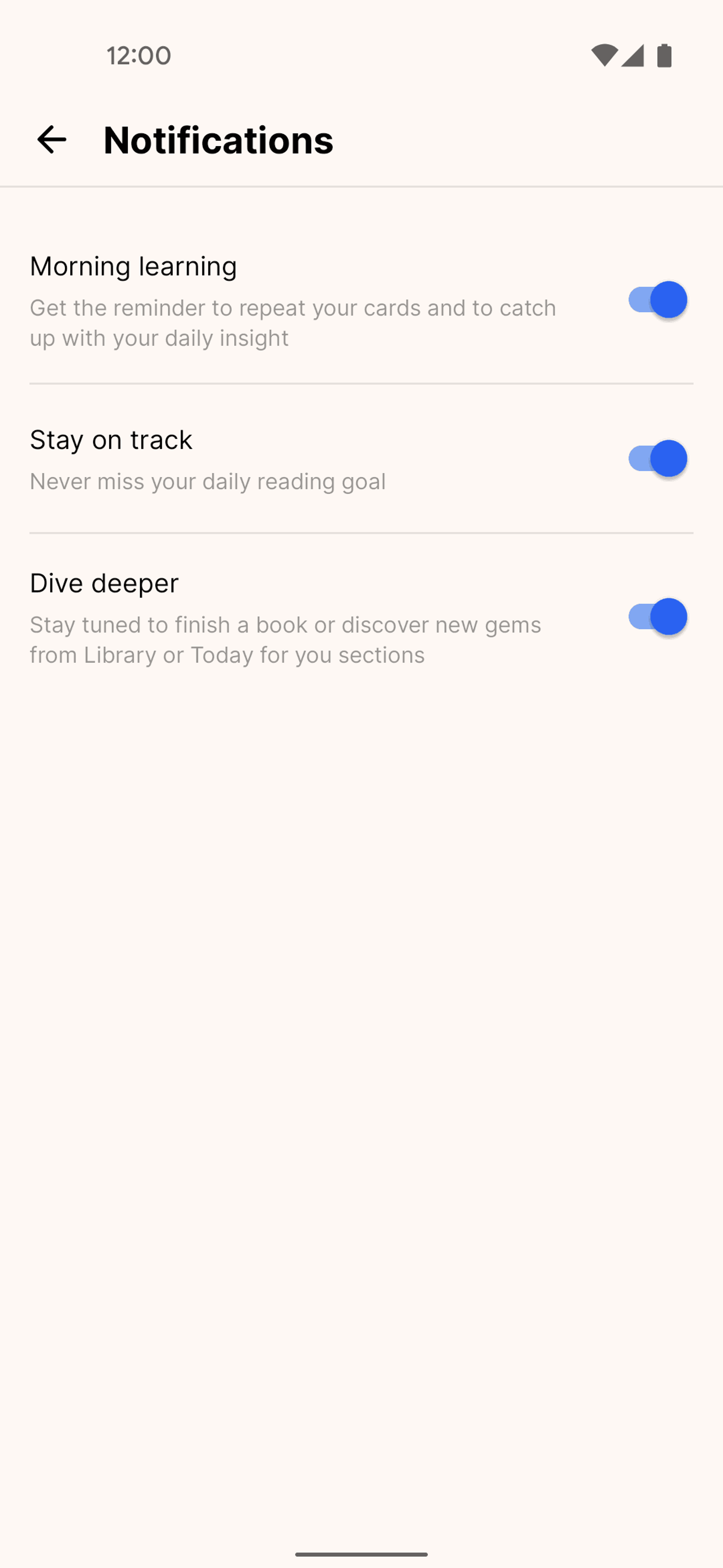 Headway Android Education interface screenshot 19