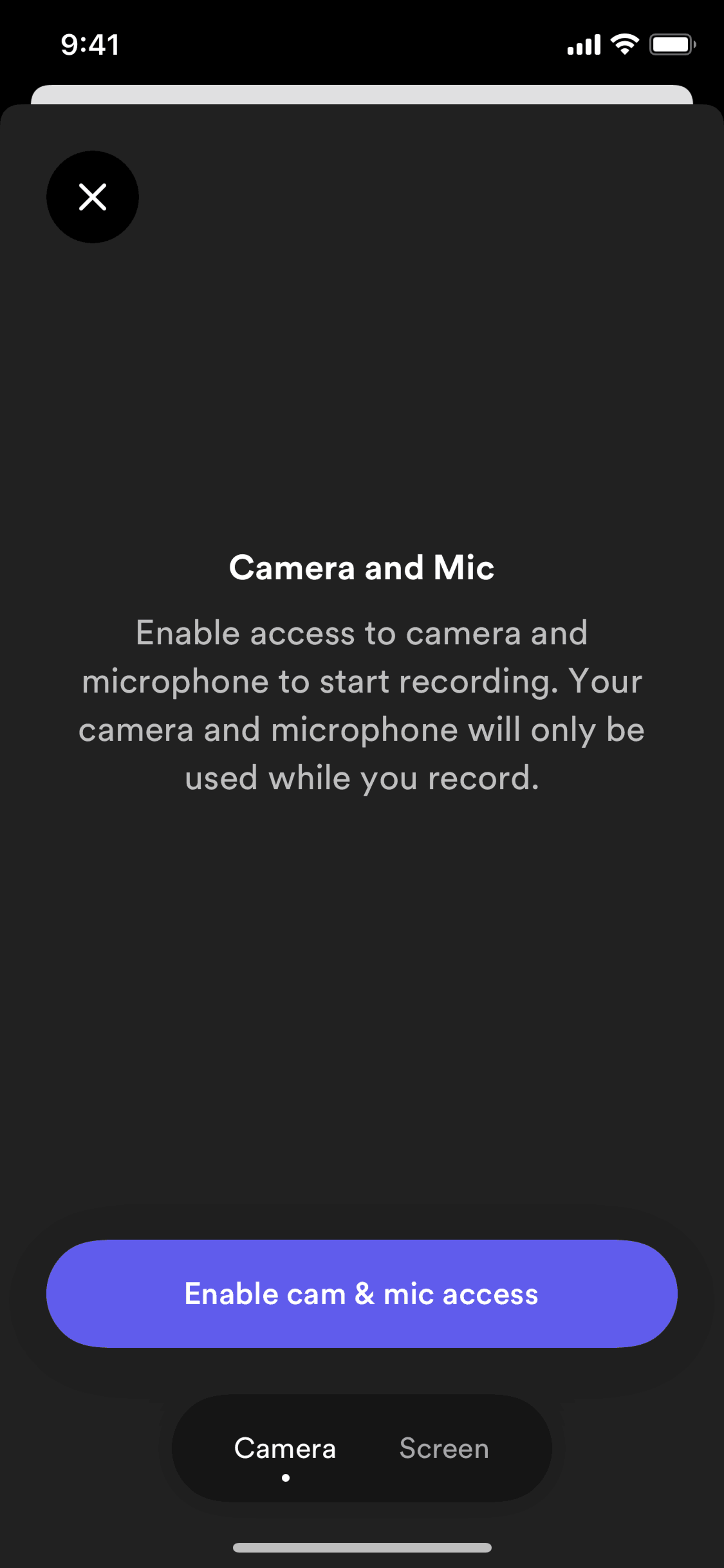Loom iOS Photo & Video interface screenshot 7