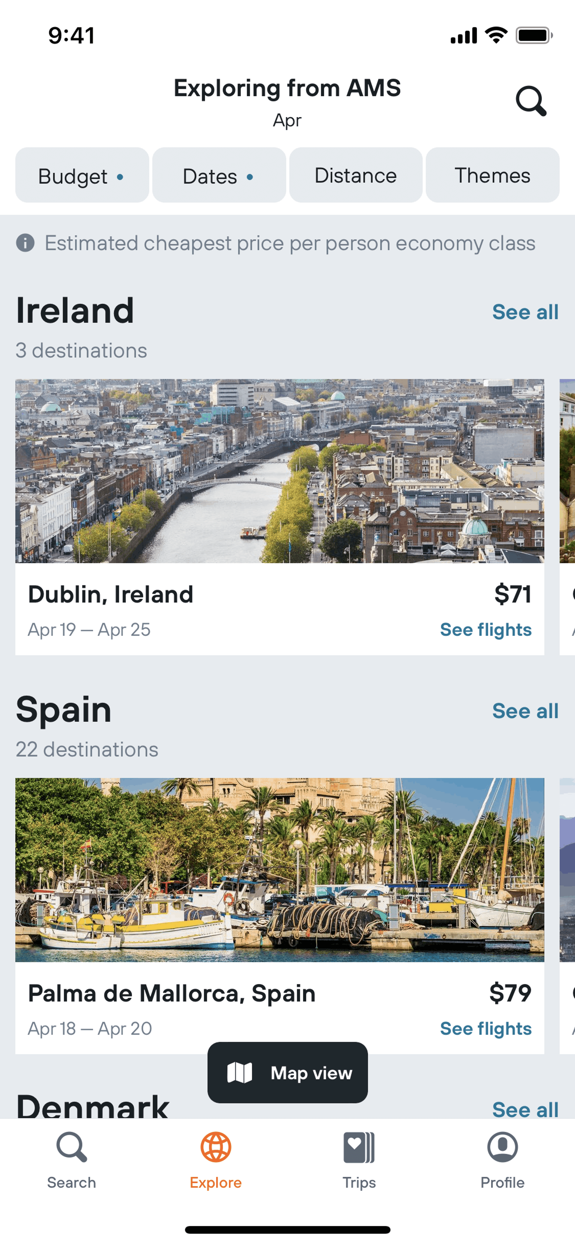 KAYAK iOS Travel & Transportation interface screenshot 17