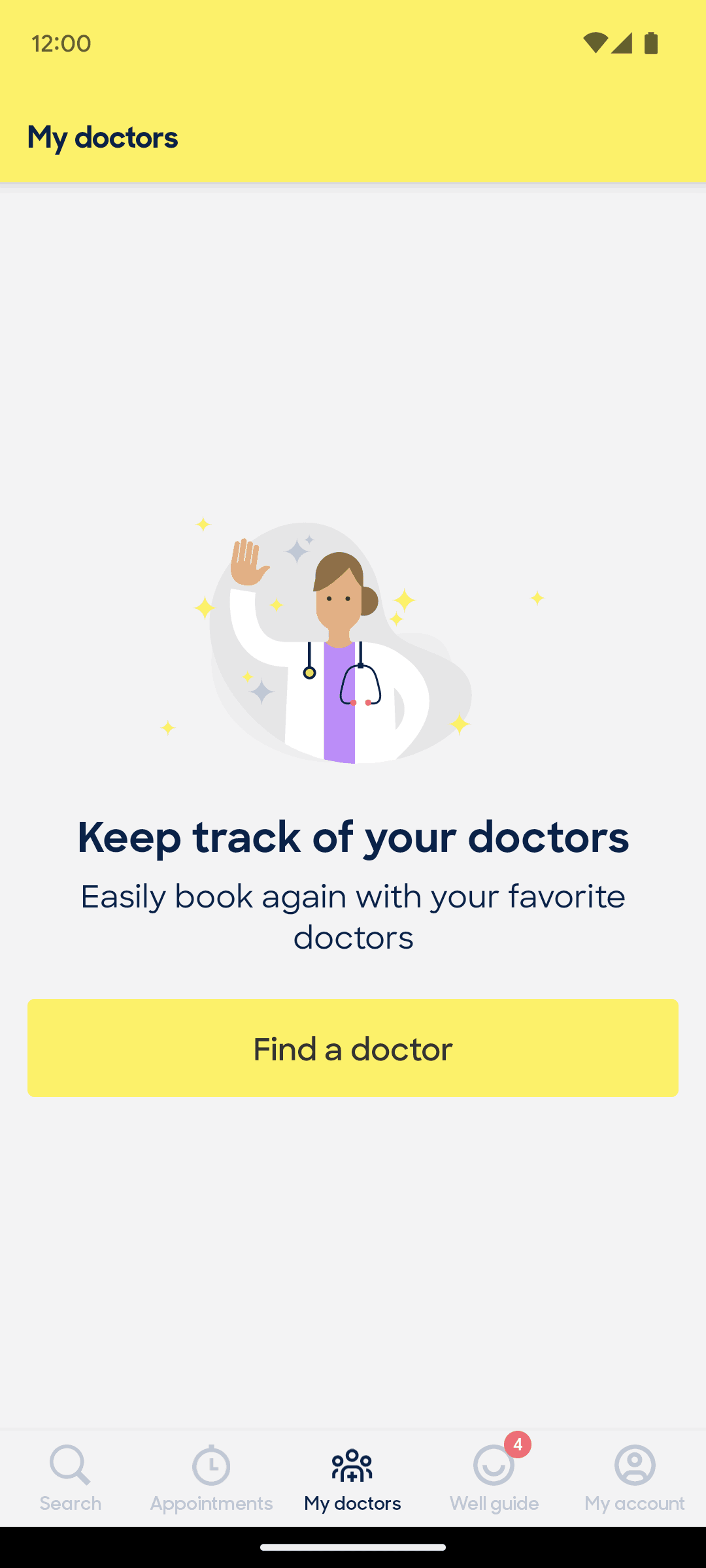 Zocdoc Android Medical interface screenshot 5