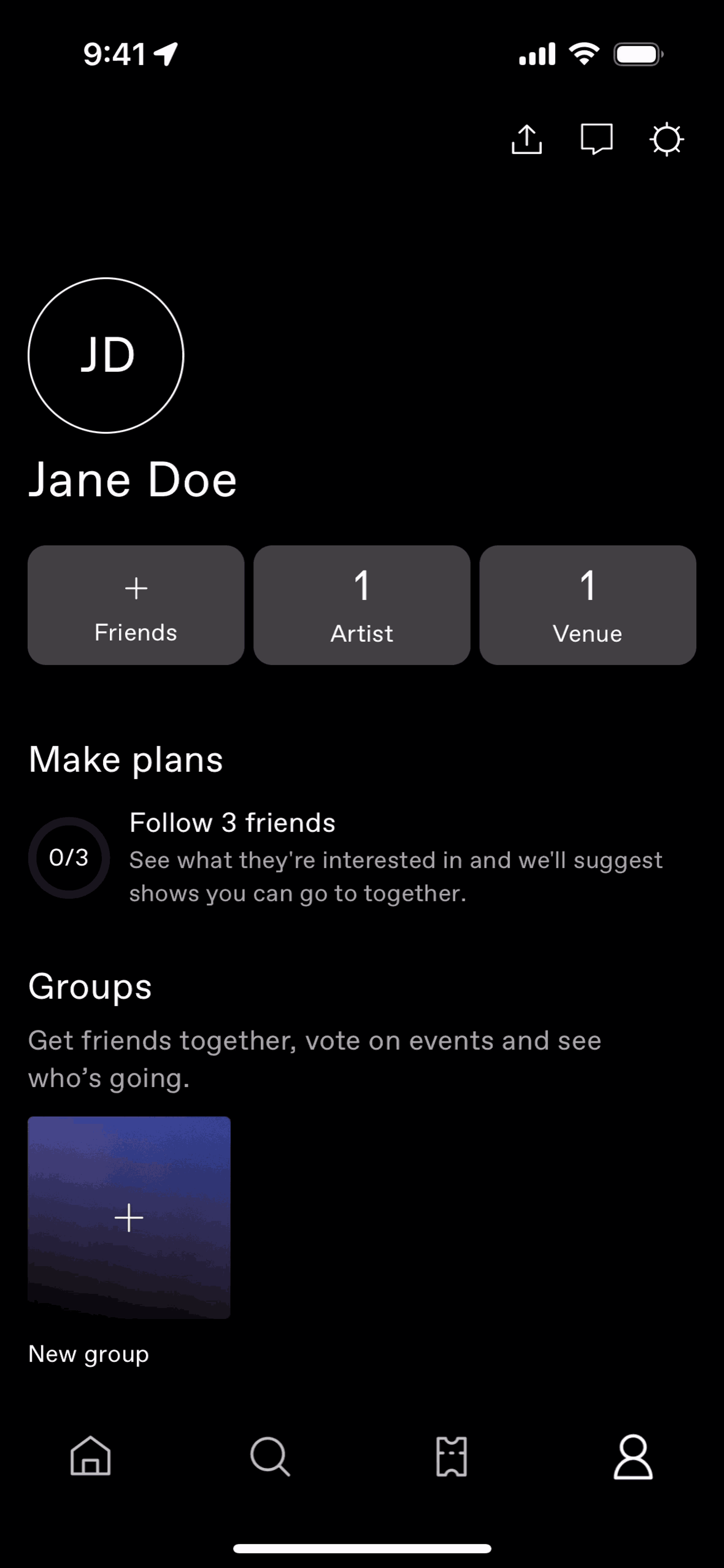 DICE iOS Entertainment interface screenshot 3