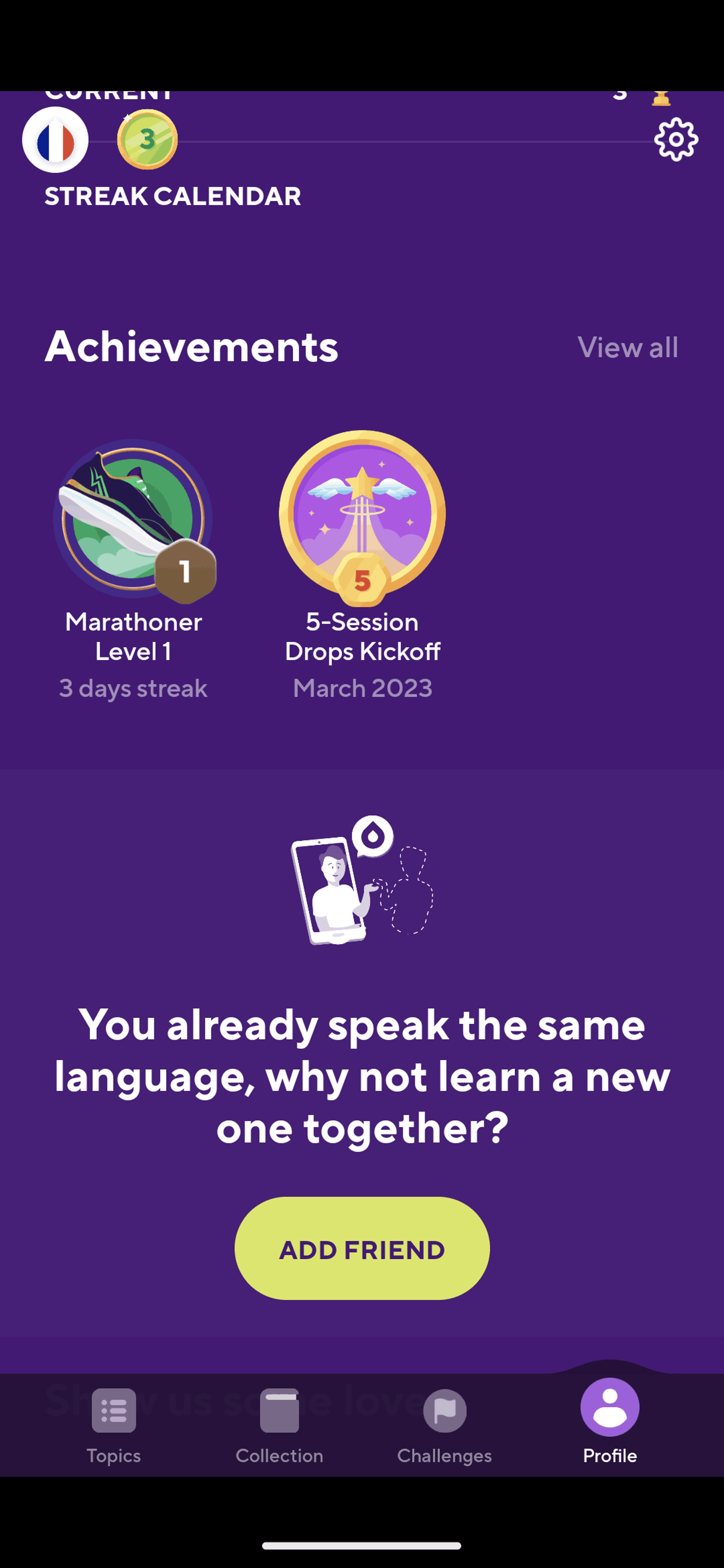 Drops Android Education interface screenshot 17