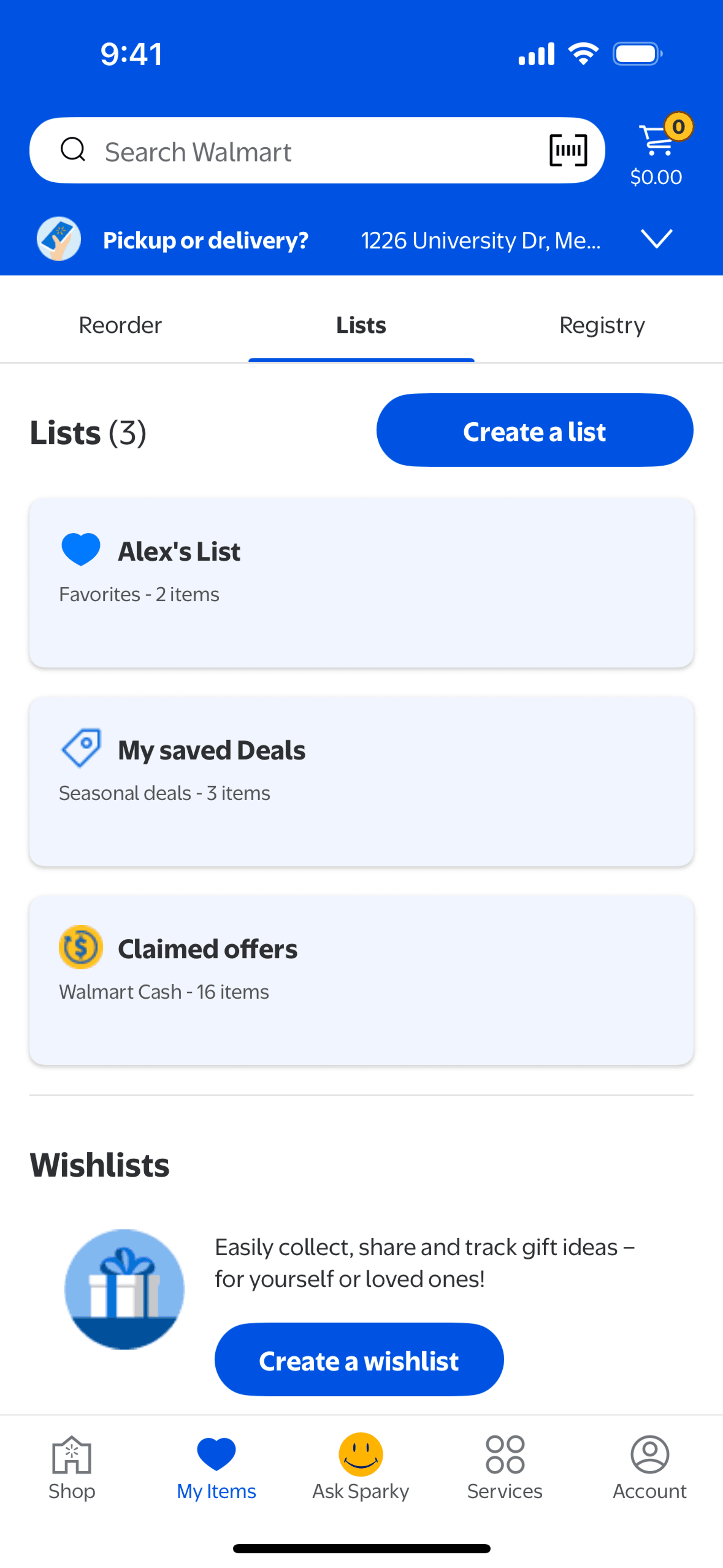Walmart iOS Shopping interface screenshot 21