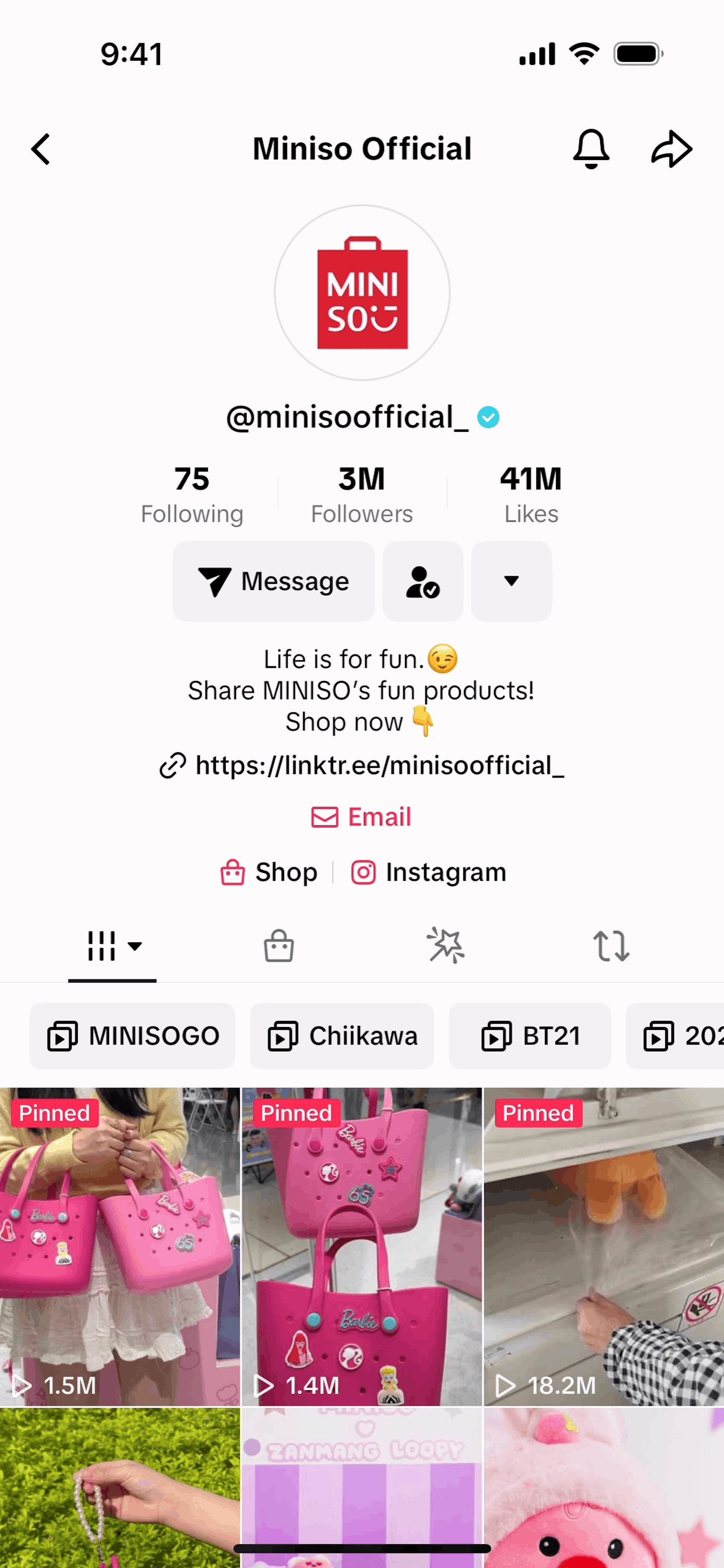 TikTok iOS Social Networking interface screenshot 13