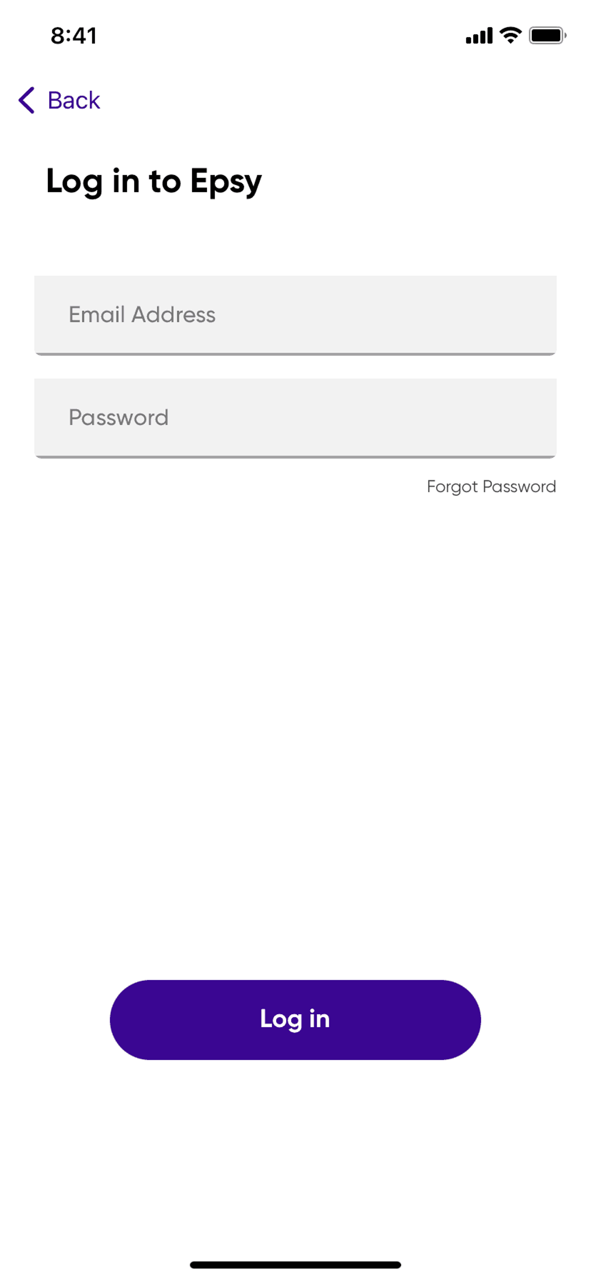 Epsy iOS Health & Fitness interface screenshot 6