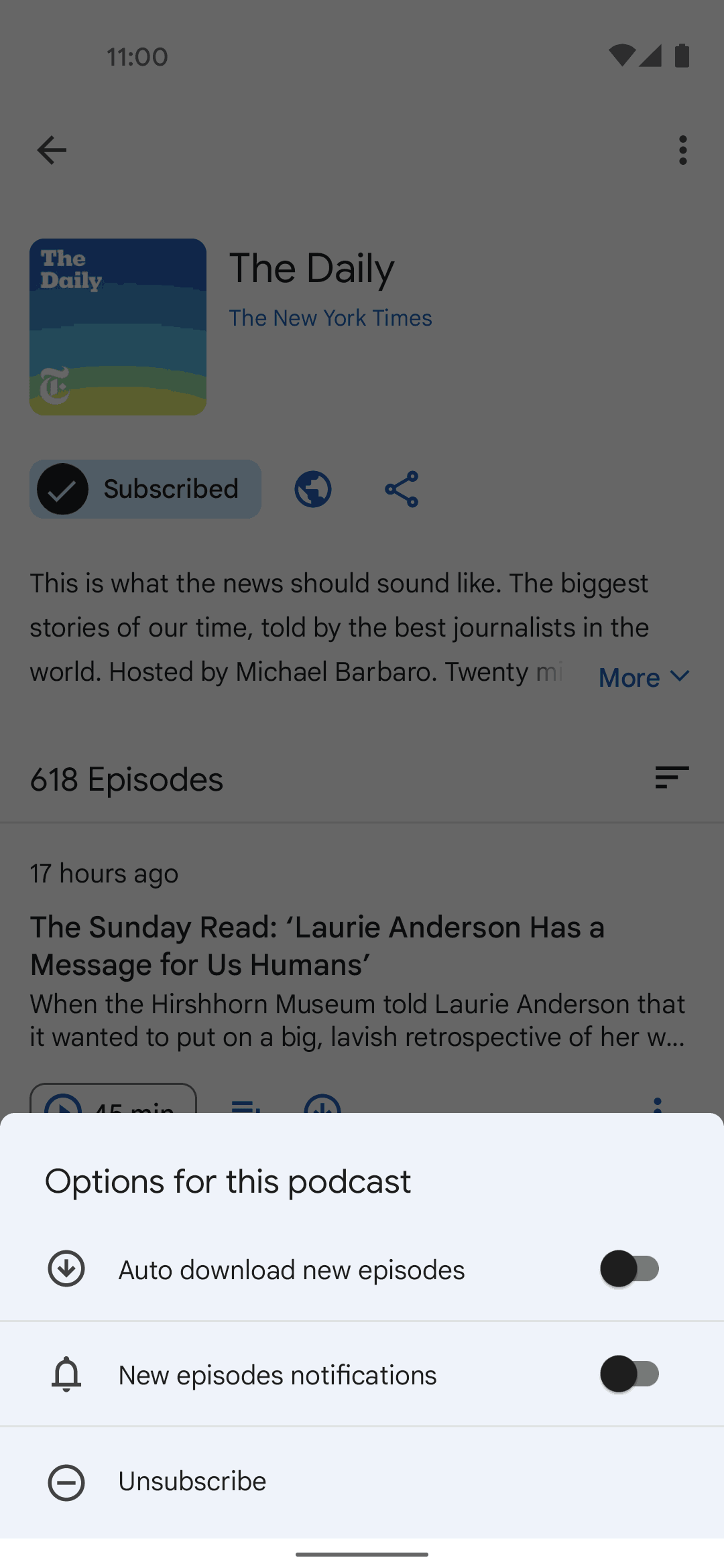 Google Podcasts Android Music & Audio interface screenshot 21