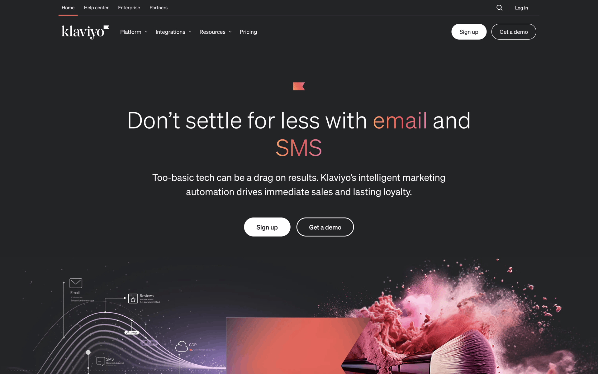 Klaviyo Web Business interface screenshot 1