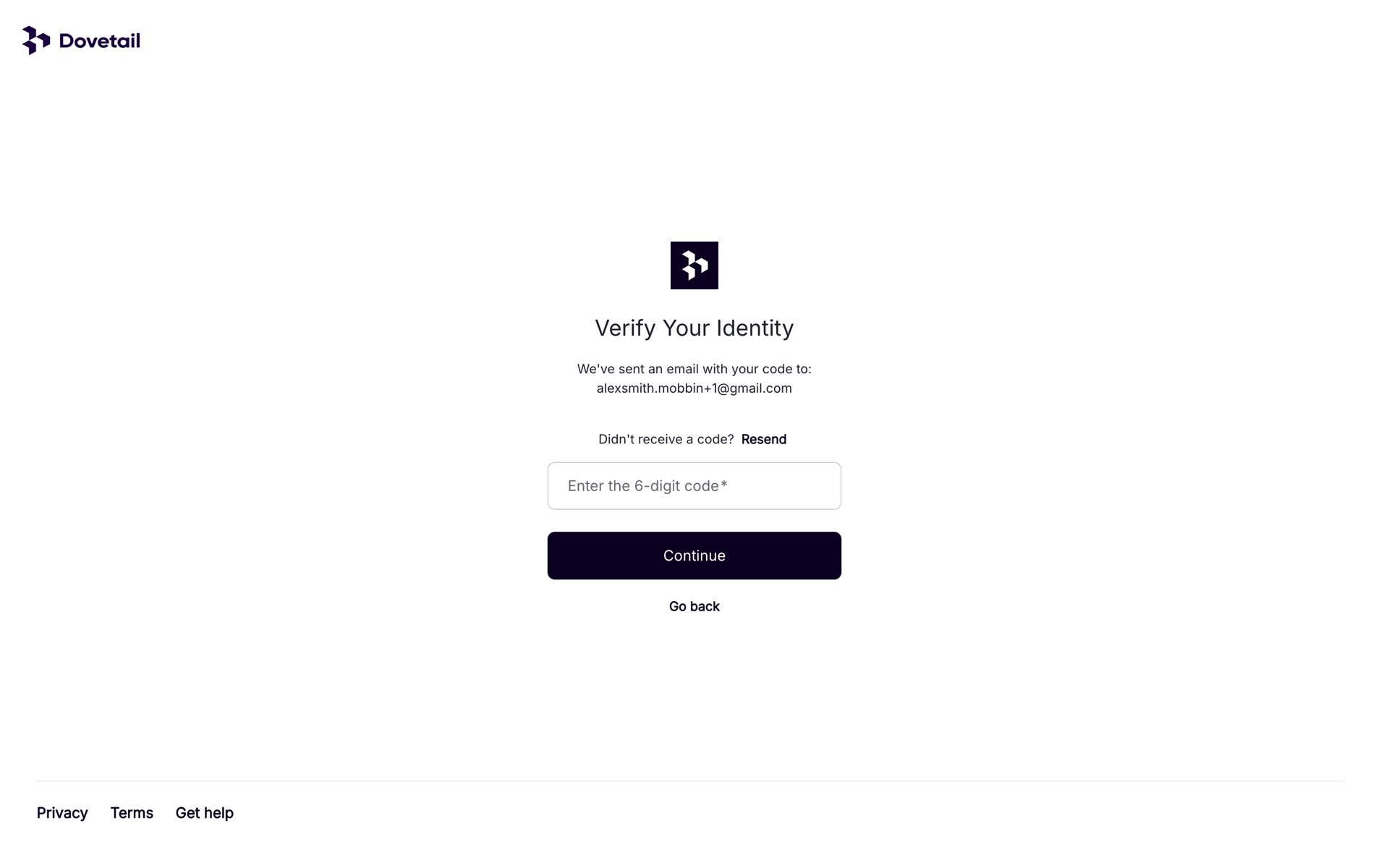 Dovetail Web Business interface screenshot 8