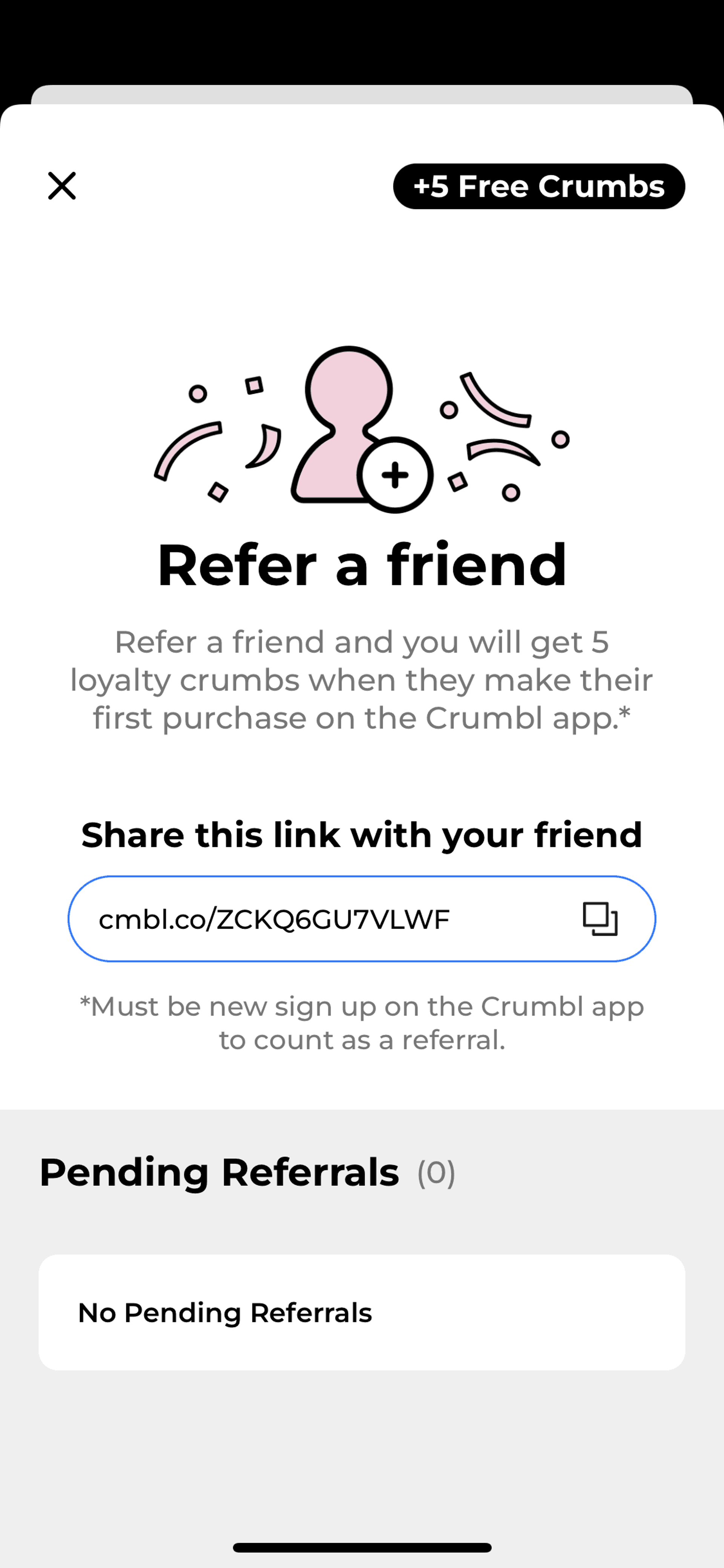 Crumbl Cookies iOS Food & Drink interface screenshot 7