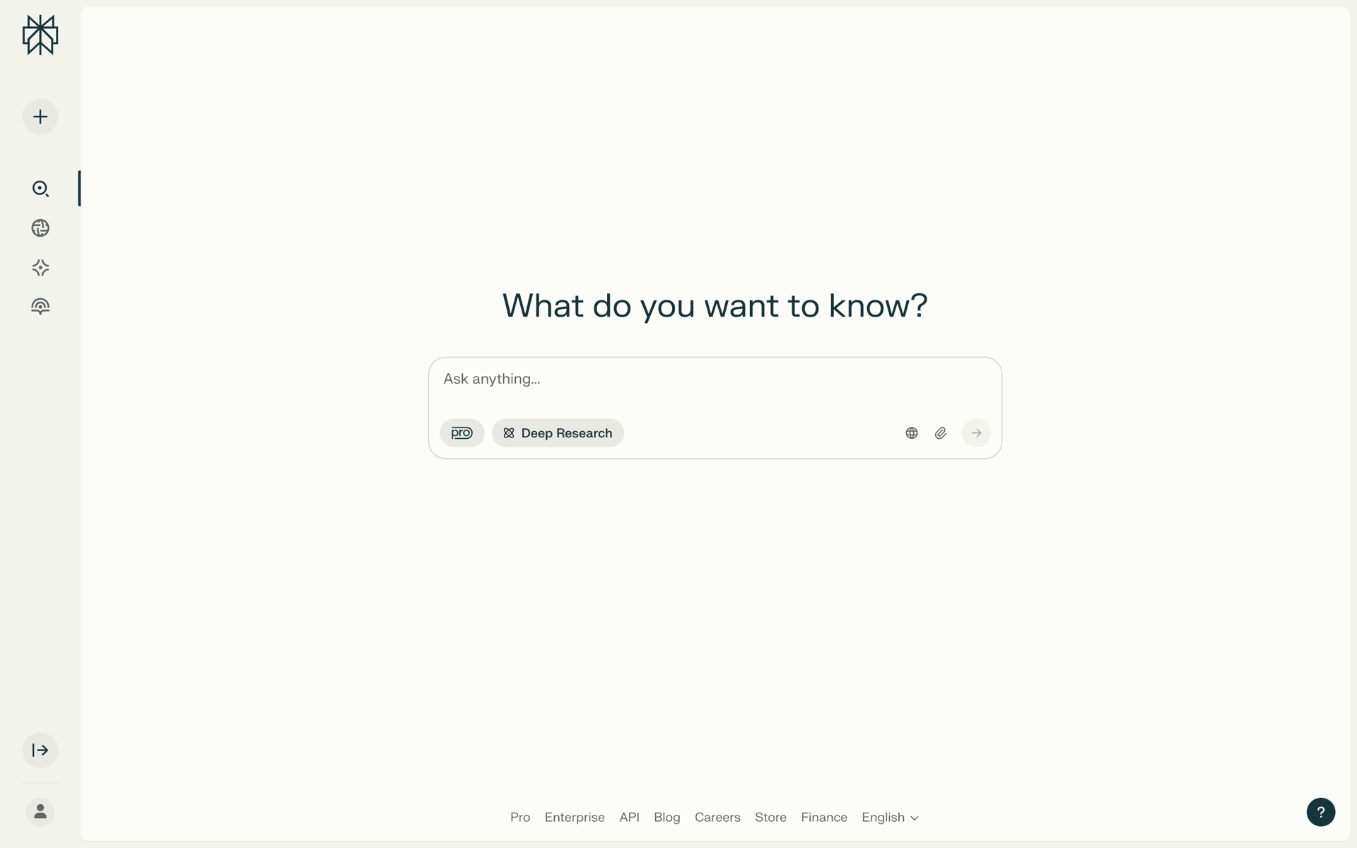 Perplexity Web AI interface screenshot 15
